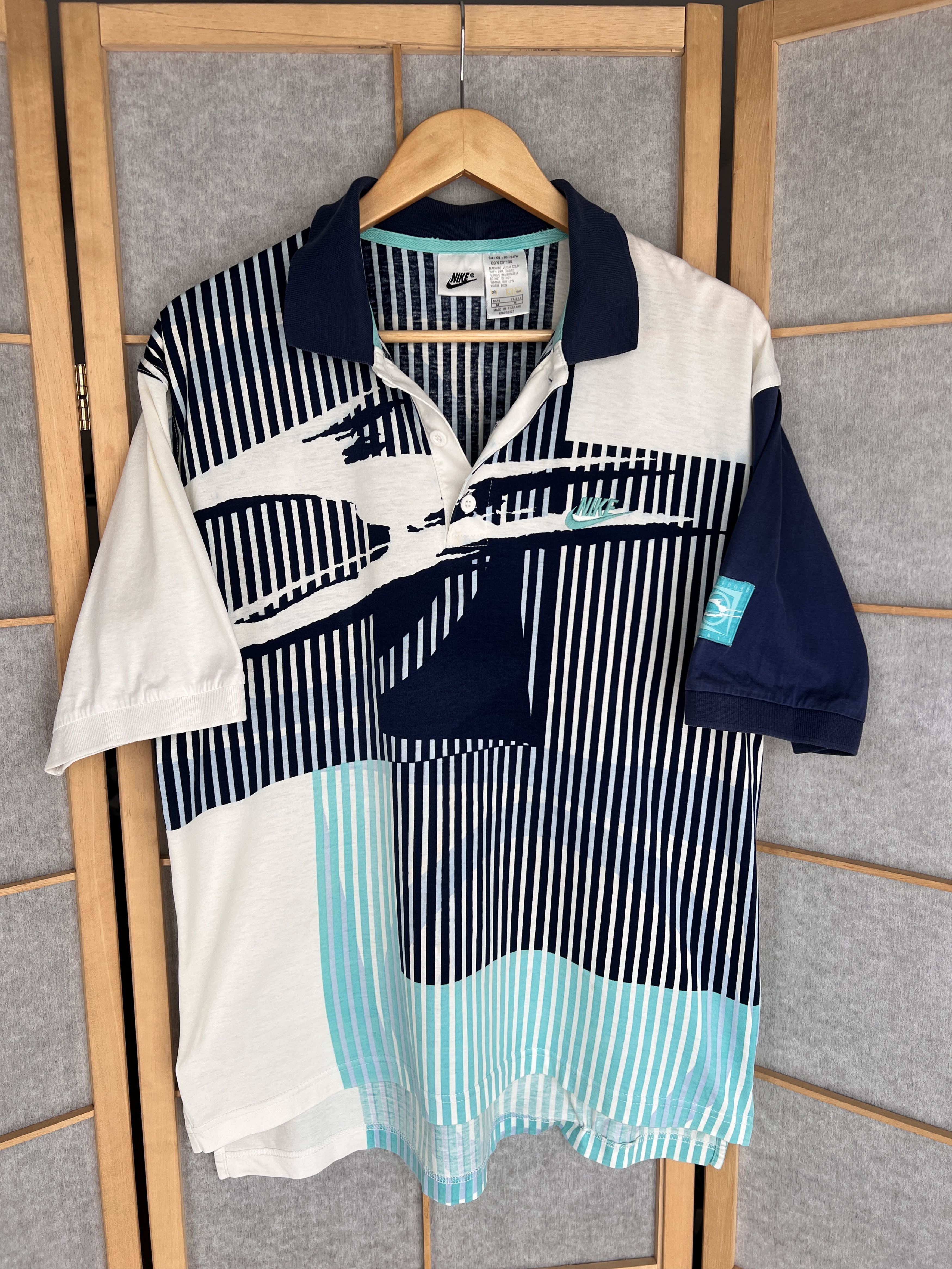 Nike ARCHIVE 1990s NIKE CHALLENGE COURT POLO SHIRT ANDRE AGASSI Size US M / EU 48-50 / 2 - 18 Thumbnail