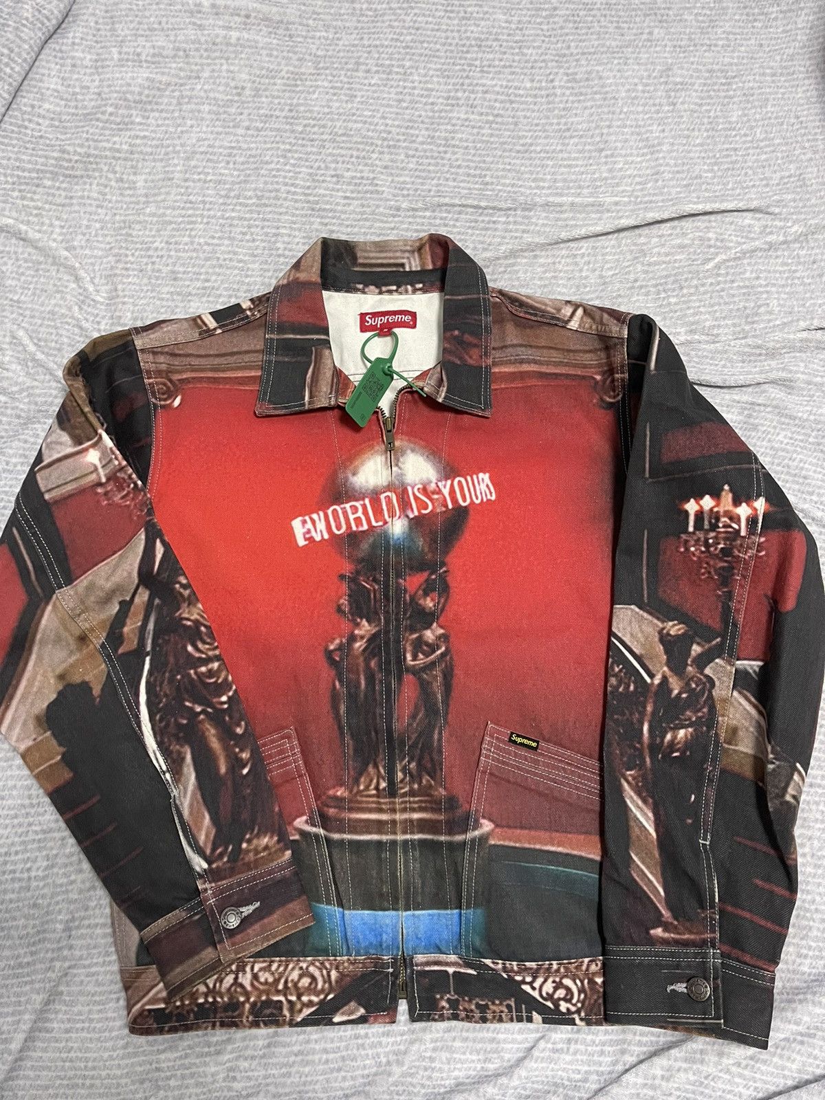 Supreme Supreme scarface the world is yours denim trucker Jacket