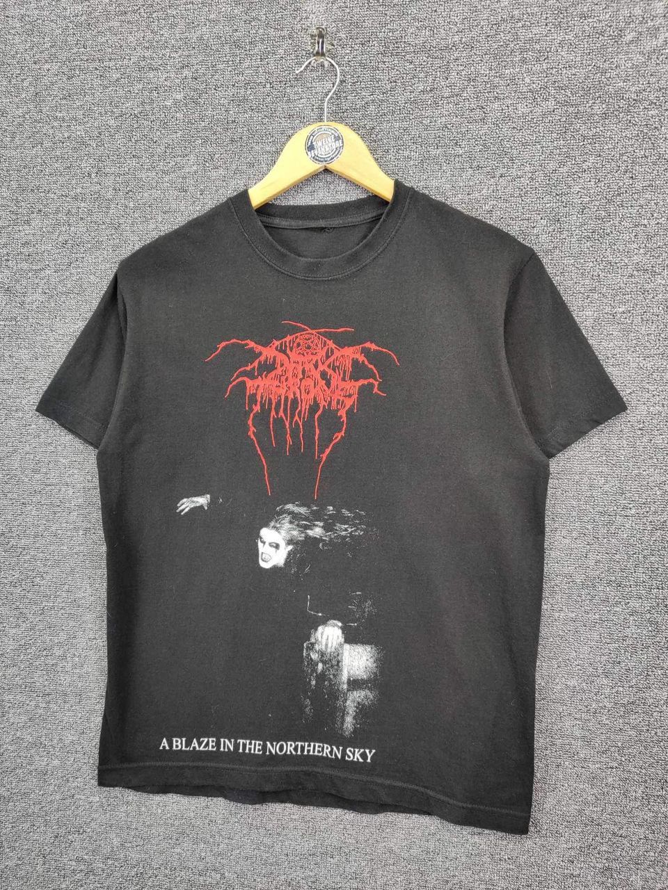 Band Tees Darkthrone Blaze In The Northen Sky Black Metal Tee Tshirt Size US S / EU 44-46 / 1 - 2 Thumbnail