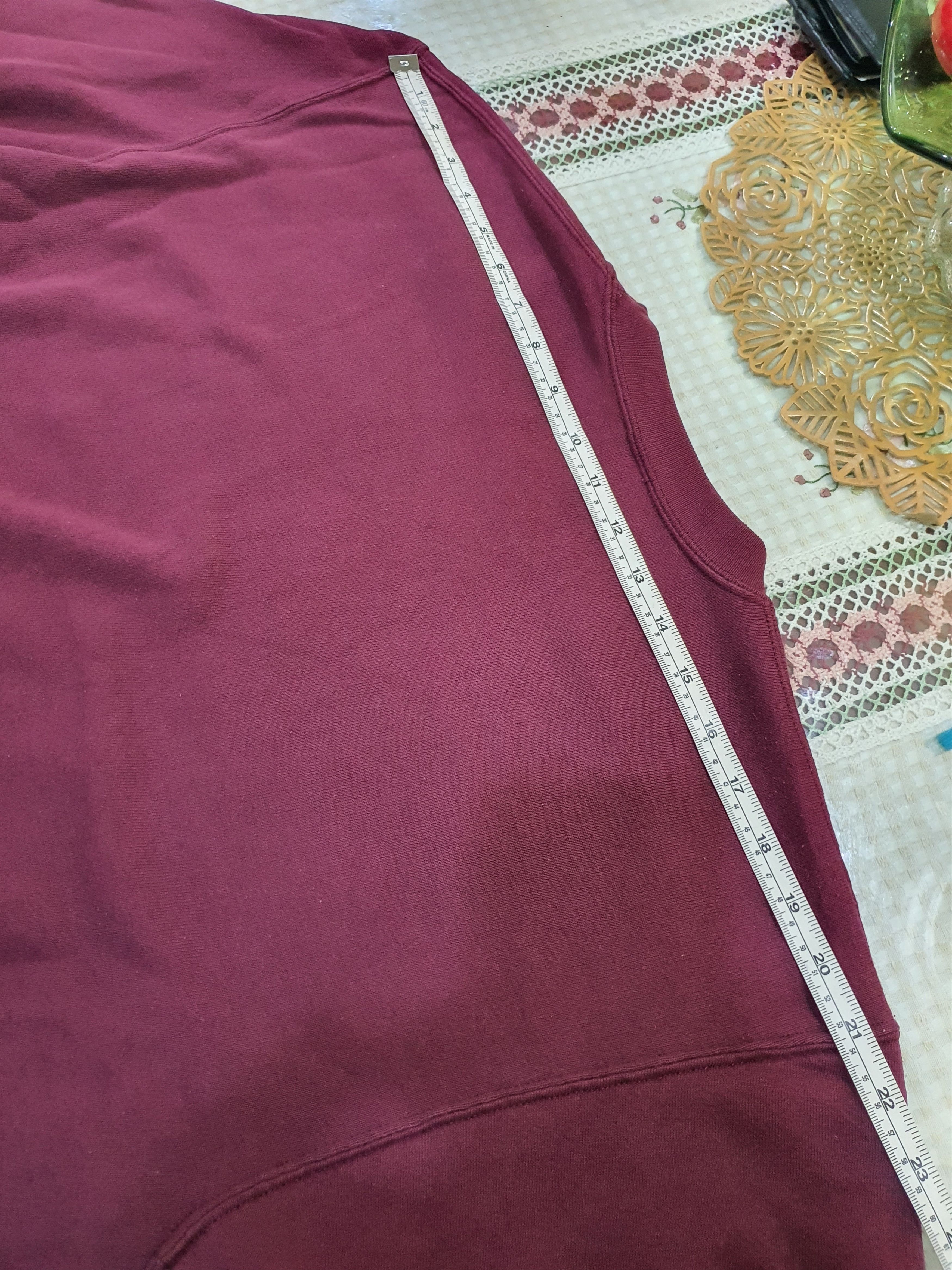 Soffe Vintage Soffe plain burgundy crewneck sweatshirt Size US M / EU 48-50 / 2 - 13 Thumbnail