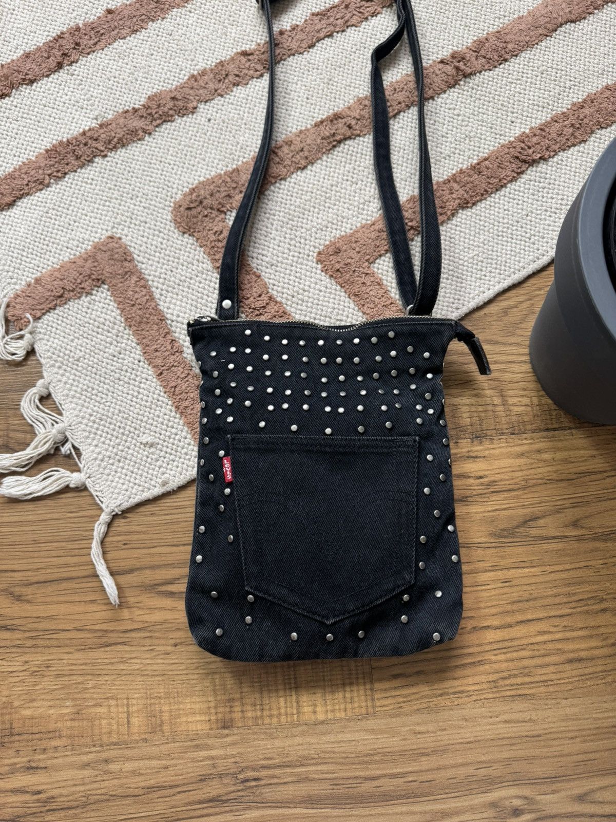 Levi's VINTAGE LEVI’S WASHED GREY DENIM BAG Size ONE SIZE - 3 Thumbnail