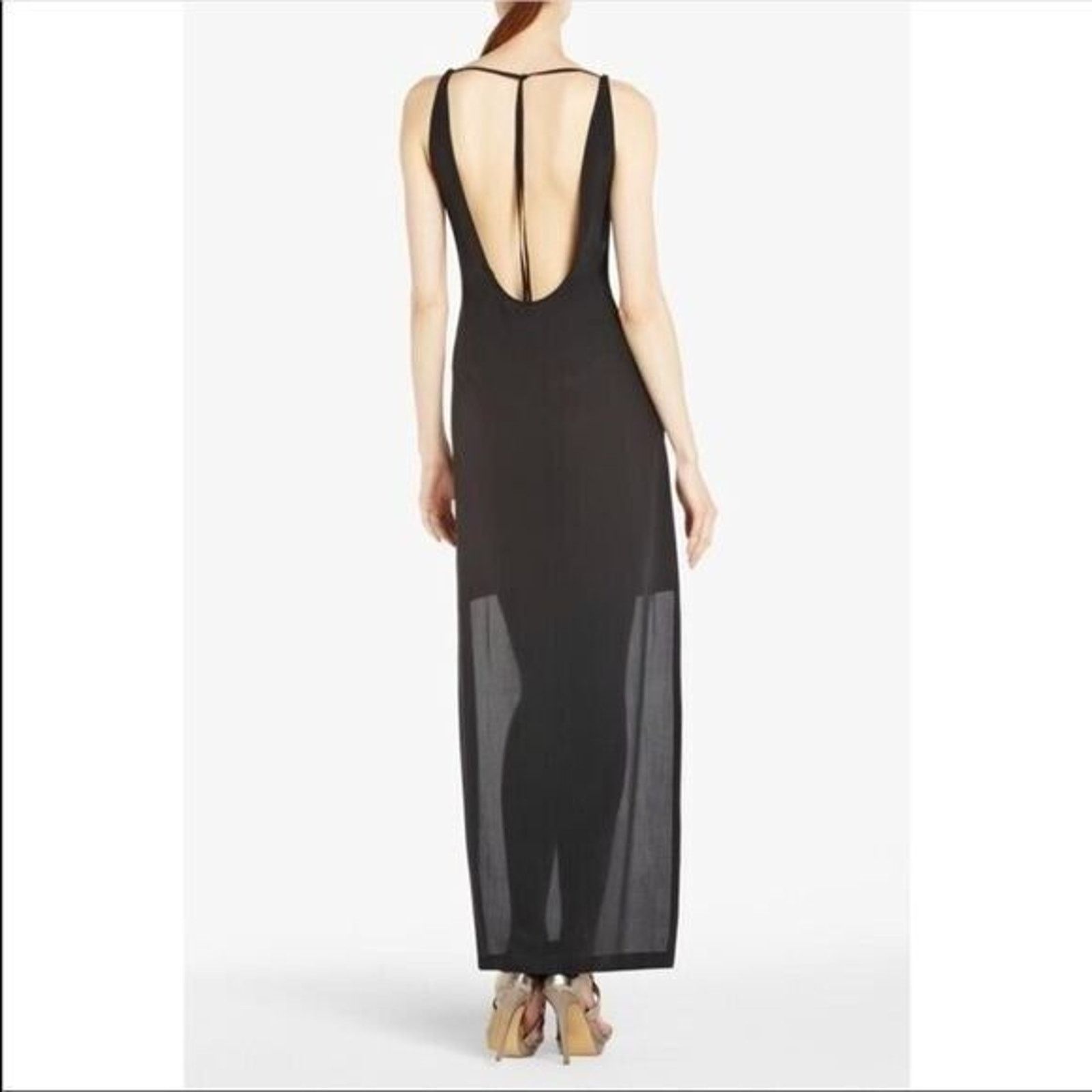 Bcbgmaxazria BCBGMaxAzria Womens Tamsyn 100% Silk Hi Low Dress Size XS Size S / US 4 / IT 40 - 12 Thumbnail