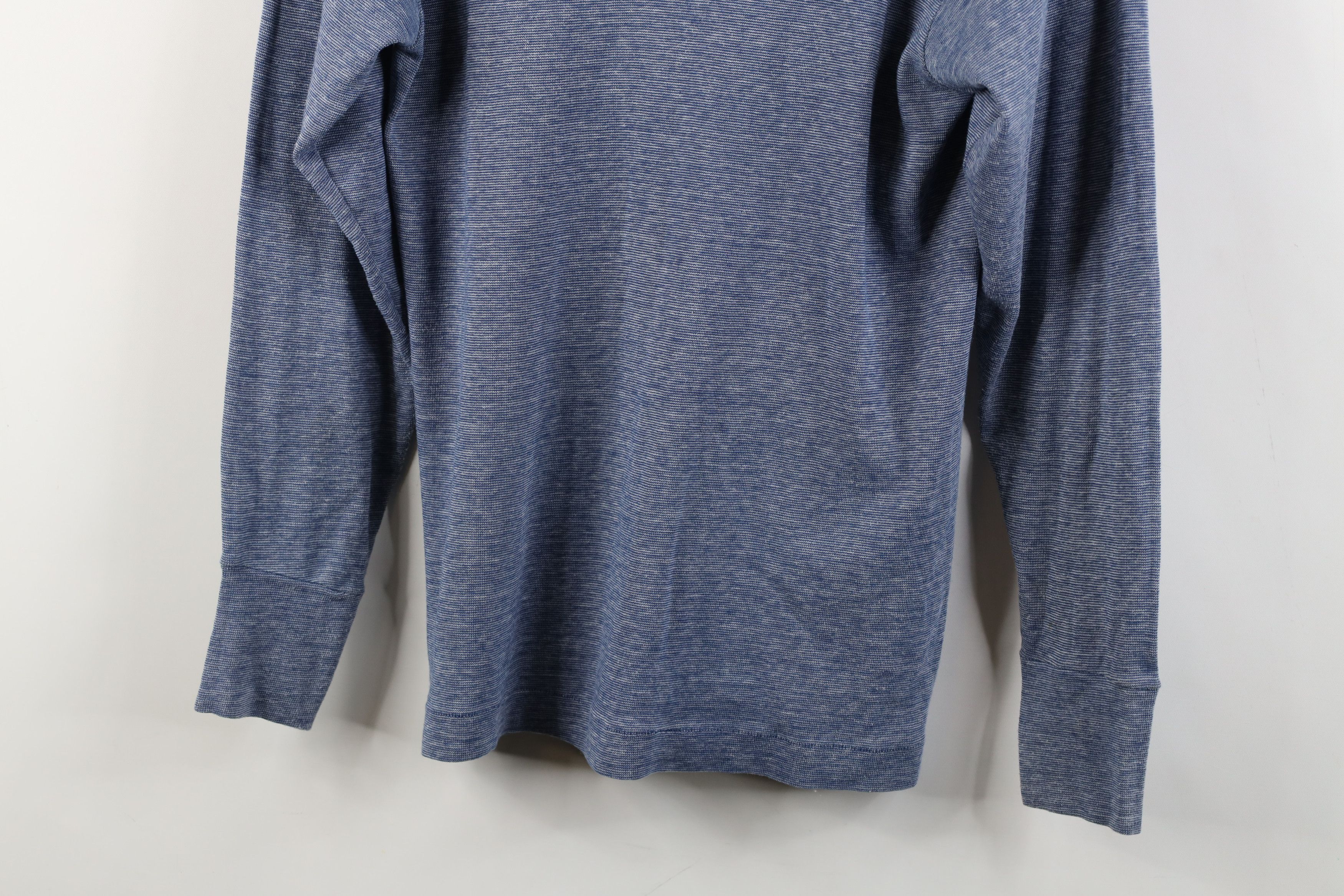 Vintage Vintage 70s Streetwear Thermal Knit Turtleneck T-Shirt USA Size S / US 4 / IT 40 - 3 Thumbnail