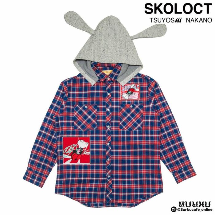 Skoloct Skoloct Skonnel Hood Shirt | Grailed