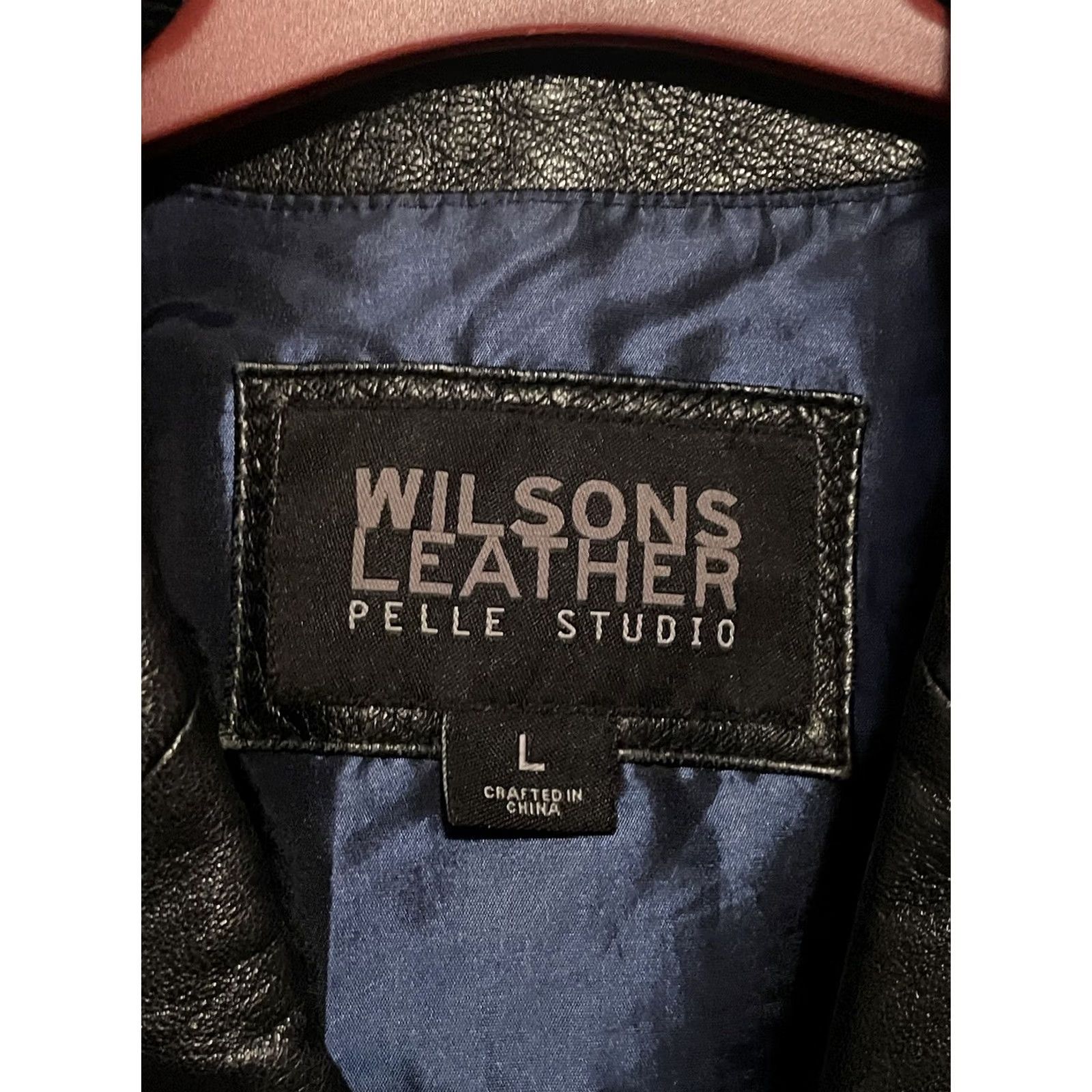 Vintage VINTAGE Wilsons Leather Jacket Black Women's L Jacket Leather Woman 28" 18" Pit to Pit Size L / US 10 / IT 46 - 3 Thumbnail