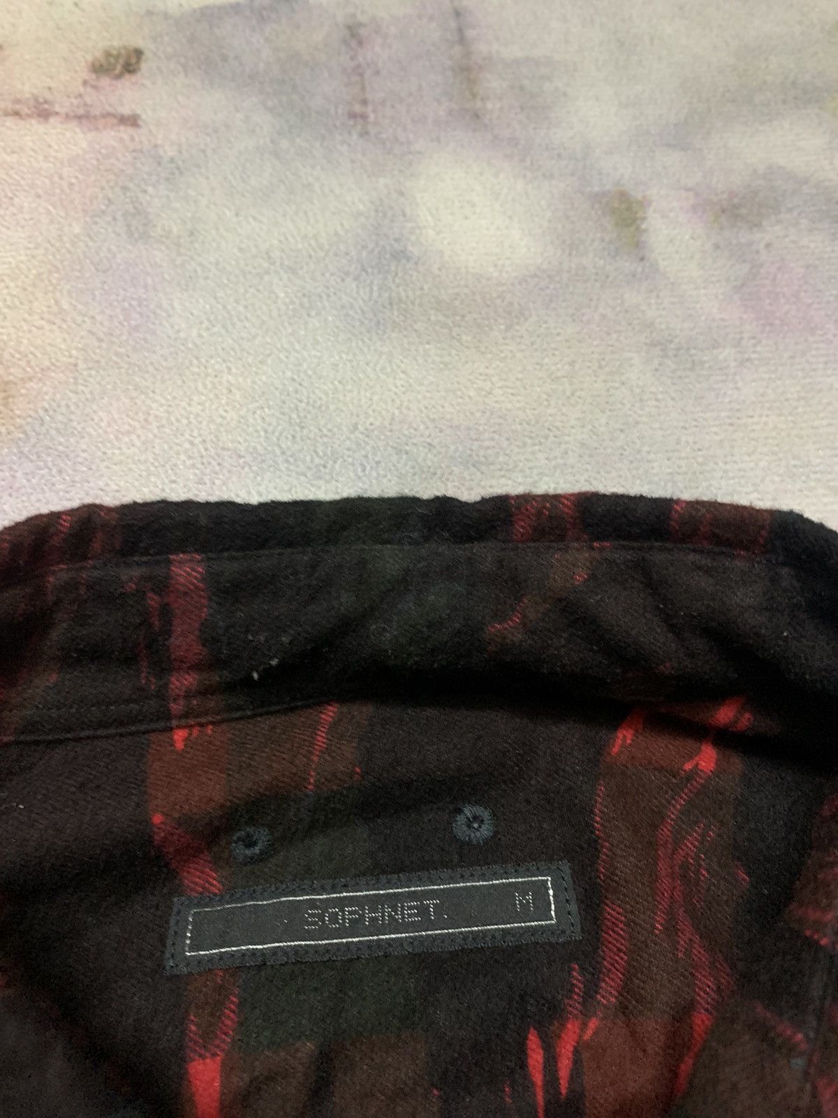 Sophnet. Sophnet. Red Tiger Stripe Tartan Hybrid Flannel Size US M / EU 48-50 / 2 - 5 Thumbnail