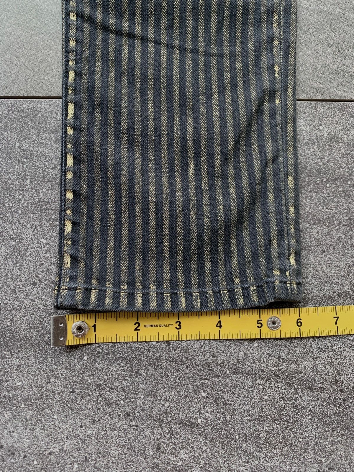 Saint Laurent Paris FREE TAX! Gold Striped Skinny Denim Jeans Size US 32 / EU 48 - 14 Thumbnail