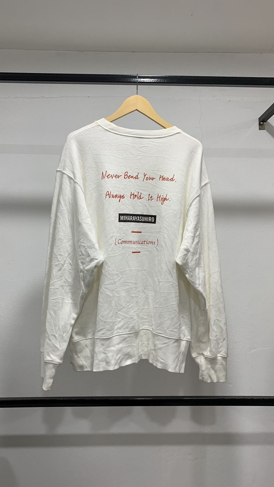 Issey Miyake Maison Miharayasuhiro Sweatshirt Backhit Hysteric Size US XL / EU 56 / 4 - 2 Thumbnail