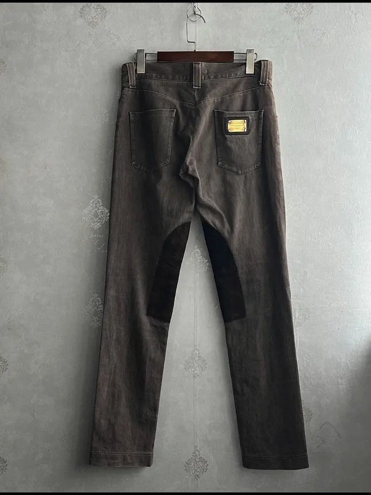 Dolce & Gabbana Vintage Dolce & Gabbana Suede Patches Denim Size US 28 / EU 44 - 1 Thumbnail
