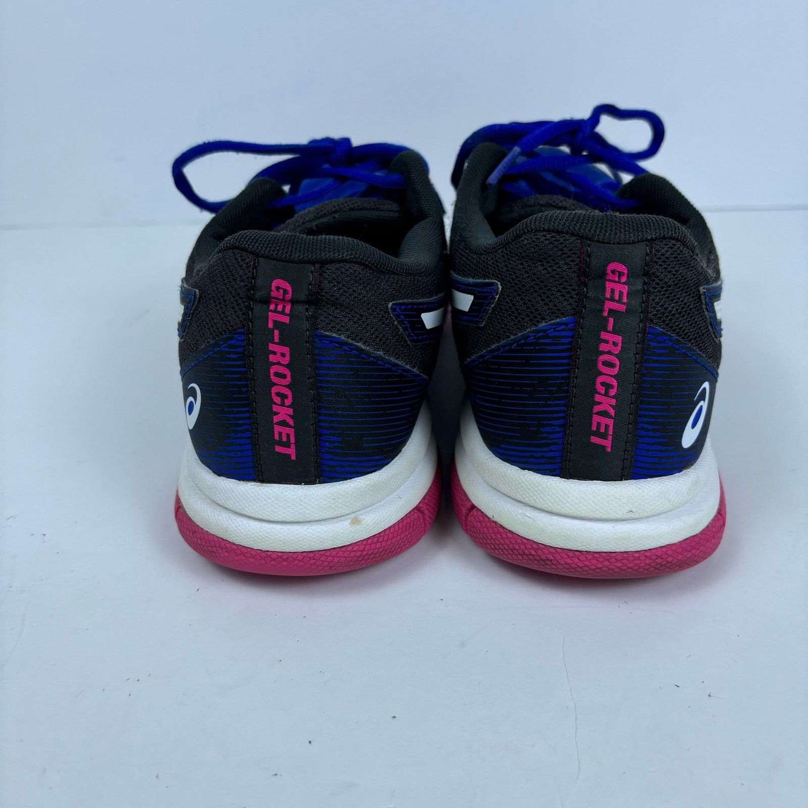 Asics Asics Gel-Rocket blue/pink athletic trainers womens size 6 Size US 6 / IT 36 - 5 Thumbnail
