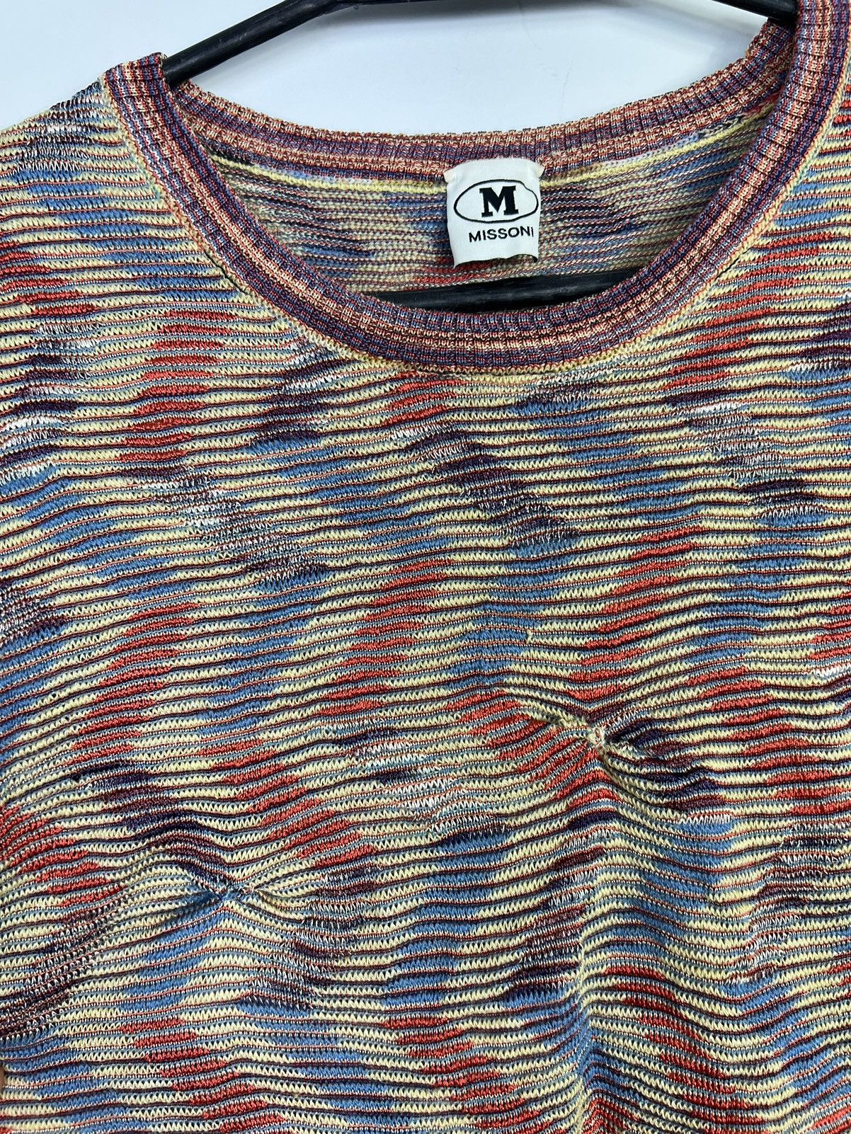 Missoni Sweater Missoni Multicolore Wool Viscose Size L / US 10 / IT 46 - 3 Thumbnail