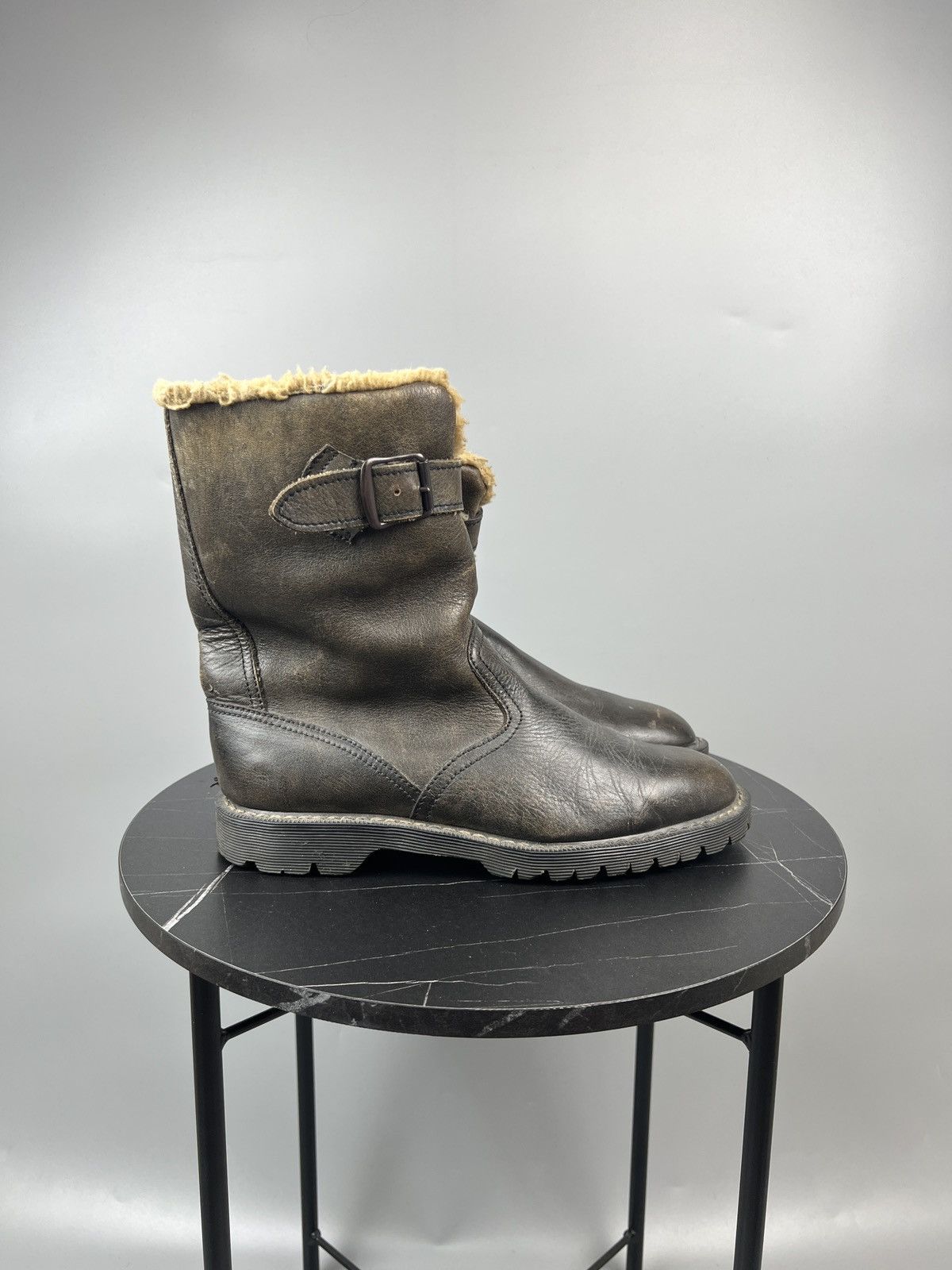 Dr. Martens Vintage Dr.Martens Leather Winter Wool Inner Boots (Y0589) Size US 8 / EU 41 - 1 Thumbnail