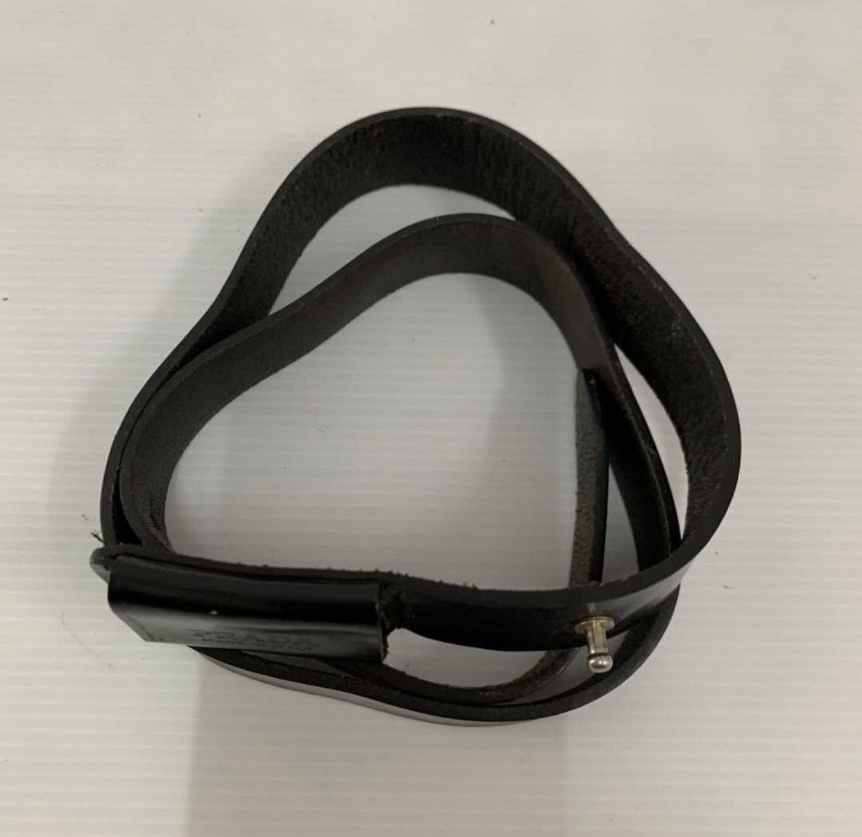 Prada Prada Leather Black Belt Size ONE SIZE - 7 Thumbnail