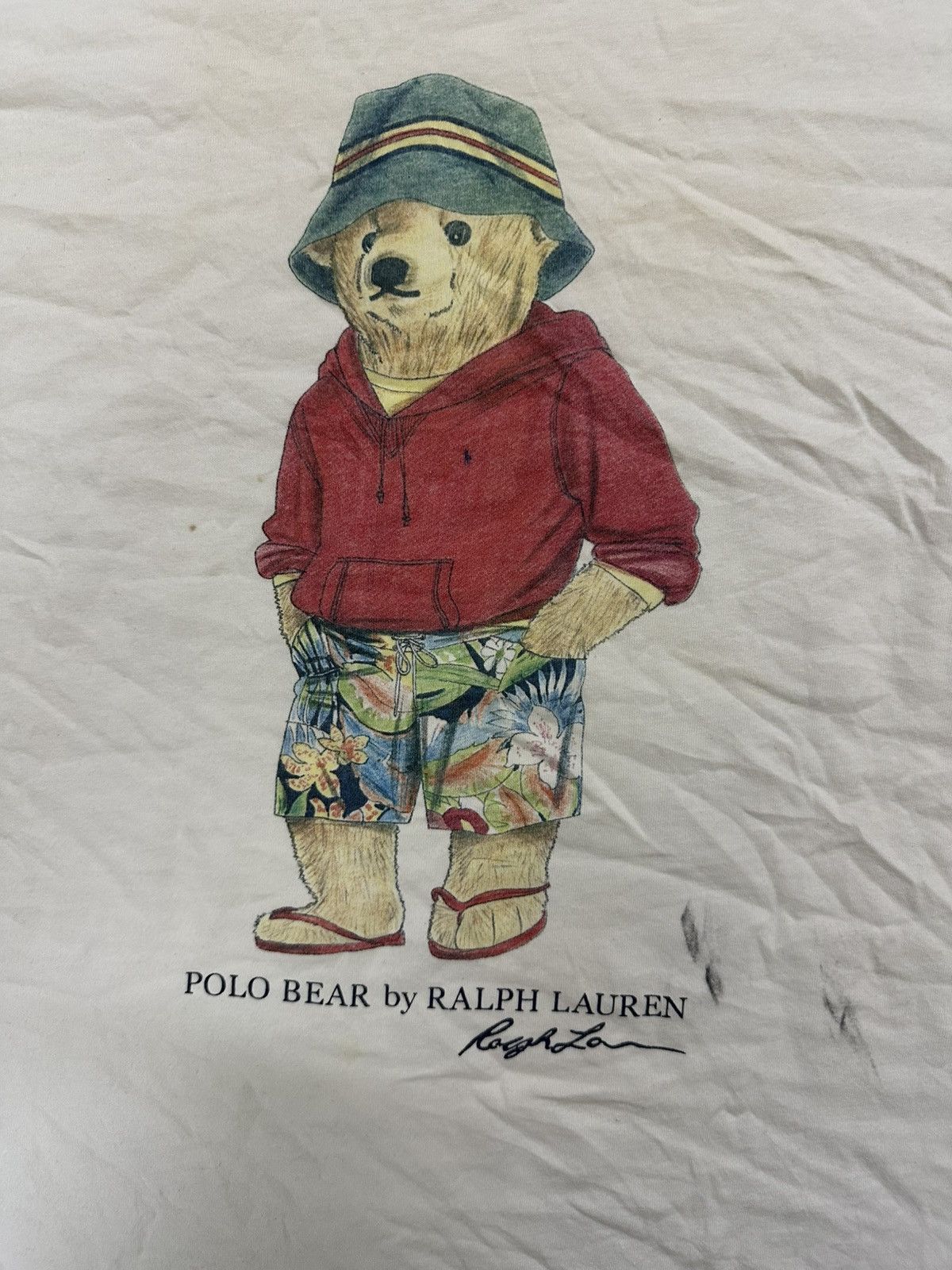 Polo Ralph Lauren × Vintage Vintage Polo Ralph Lauren Hawaii Polo Bear Tee Size US M / EU 48-50 / 2 - 4 Thumbnail