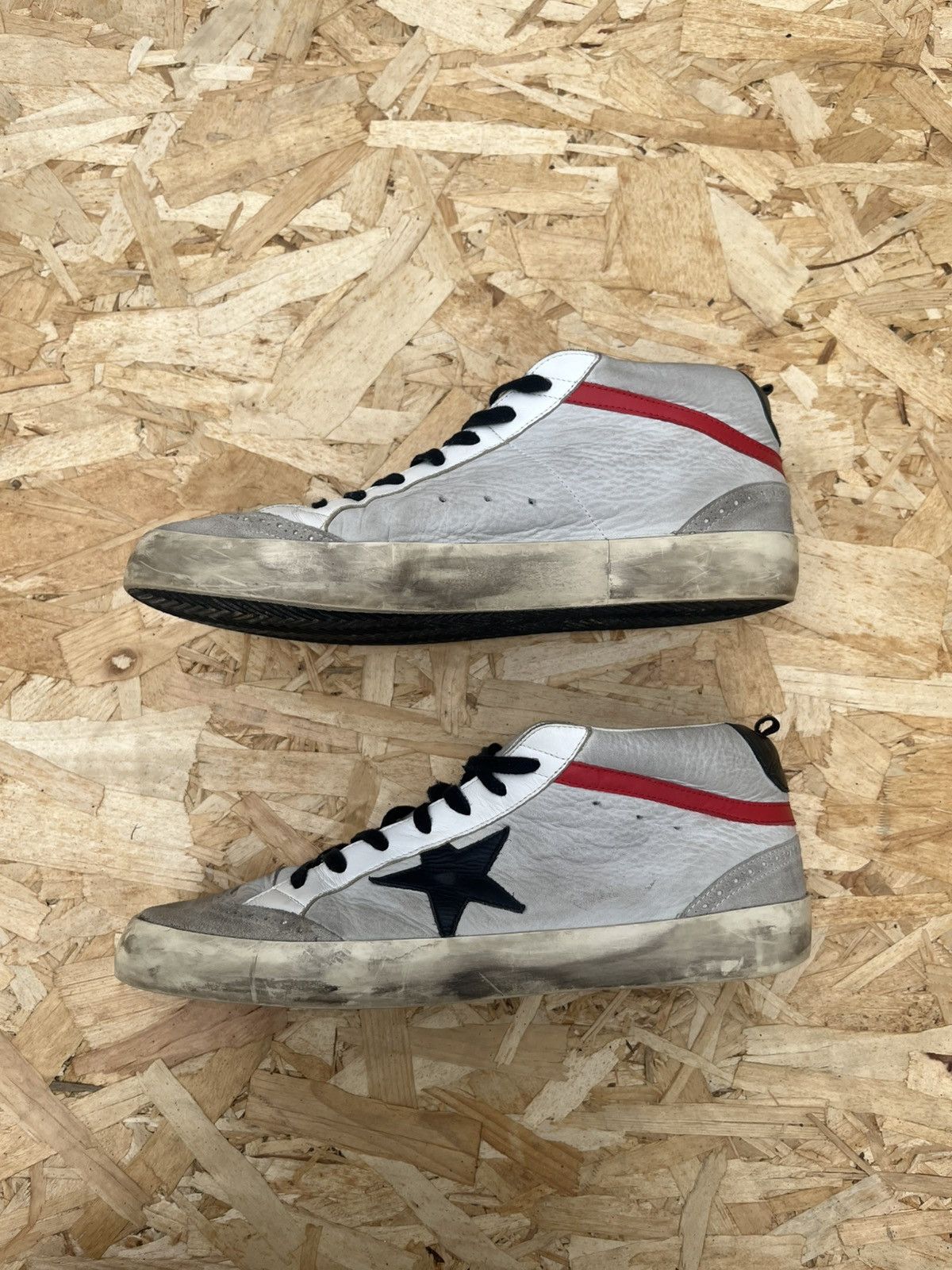 Golden Goose Mid-star golden goose sneakers Size US 13 / EU 46 - 3 Thumbnail