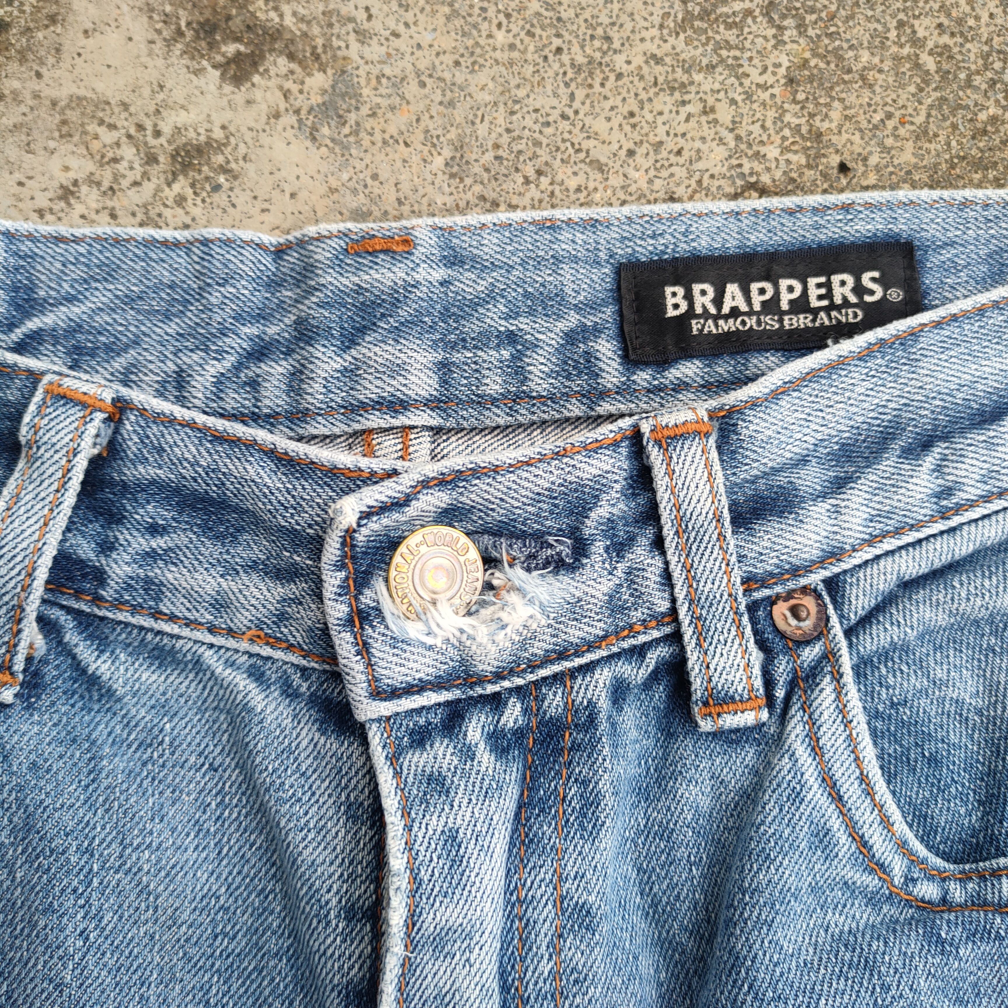 Japanese Brand × Jean × Vintage VINTAGE BRAPPERS FLARE FADED JEANS DENIM PANTS Size US 29 - 4 Thumbnail