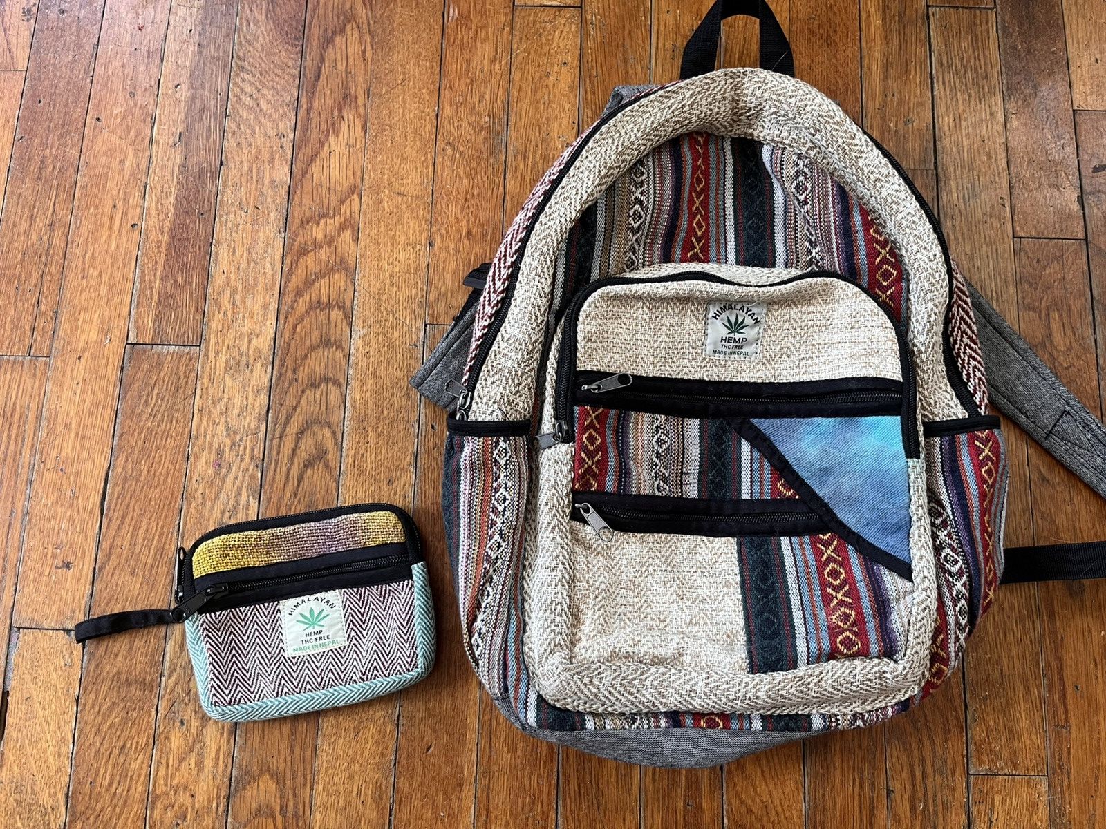 Other Himalayan Hemp backpack with carry pouch Size ONE SIZE - 1 Thumbnail