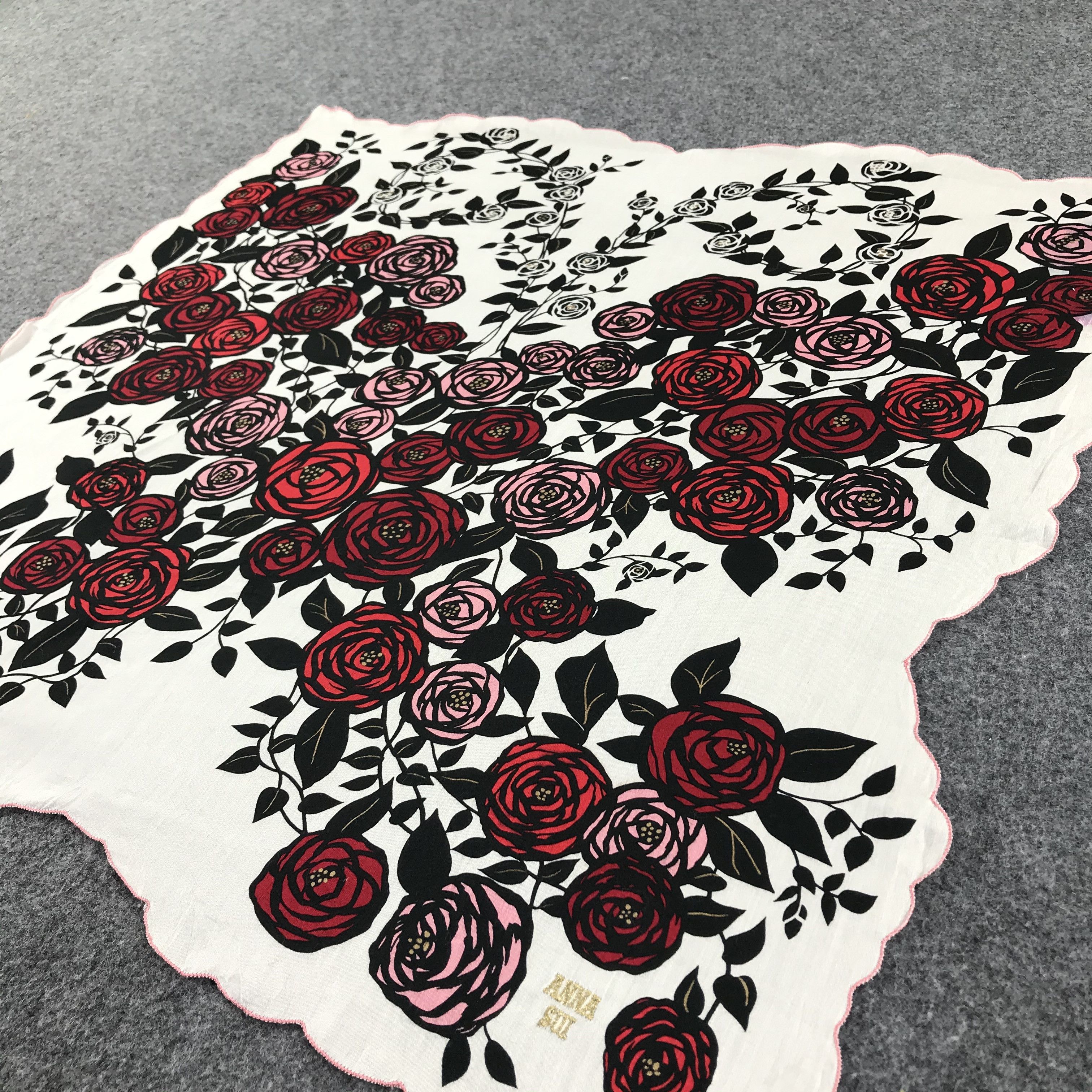 Anna Sui Anna Sui Handkerchief Neckerchief Bandana H449 Size ONE SIZE - 5 Thumbnail