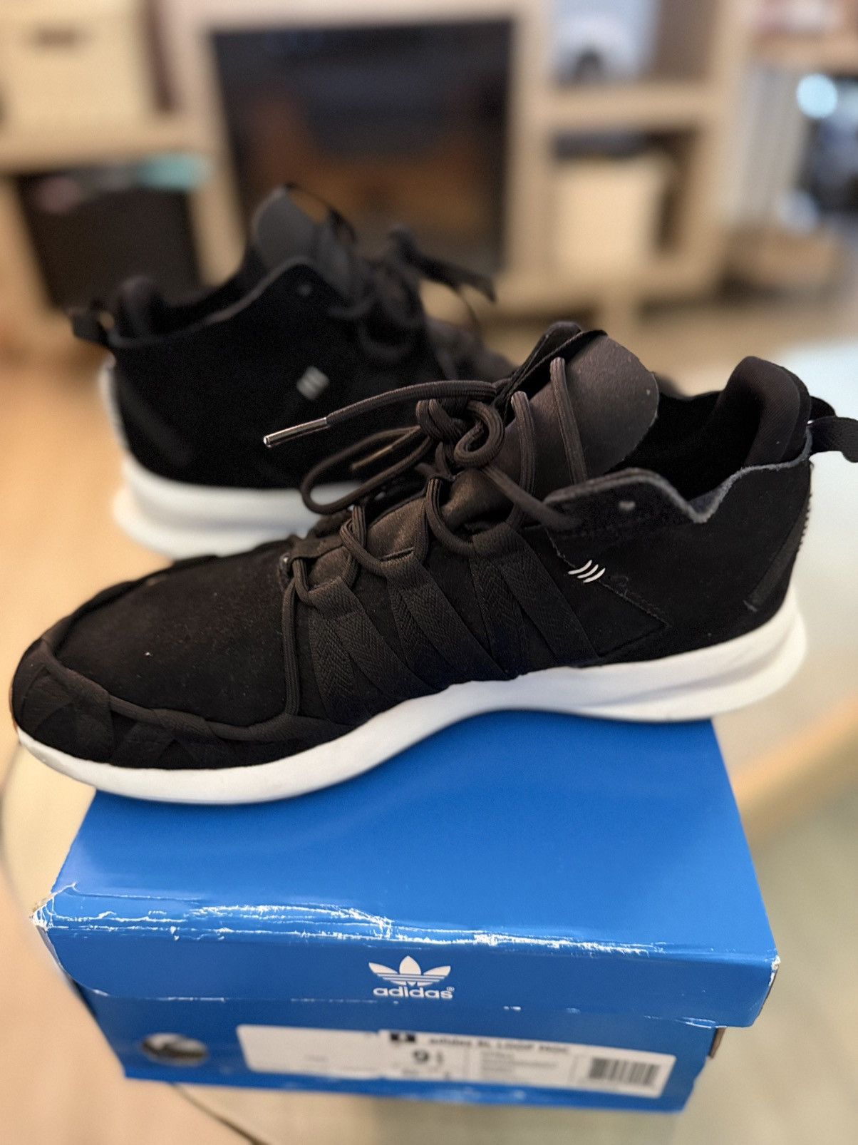Adidas Adidas Sl Loop Moc black white size 9.5 Size US 9.5 / EU 42-43 - 4 Thumbnail