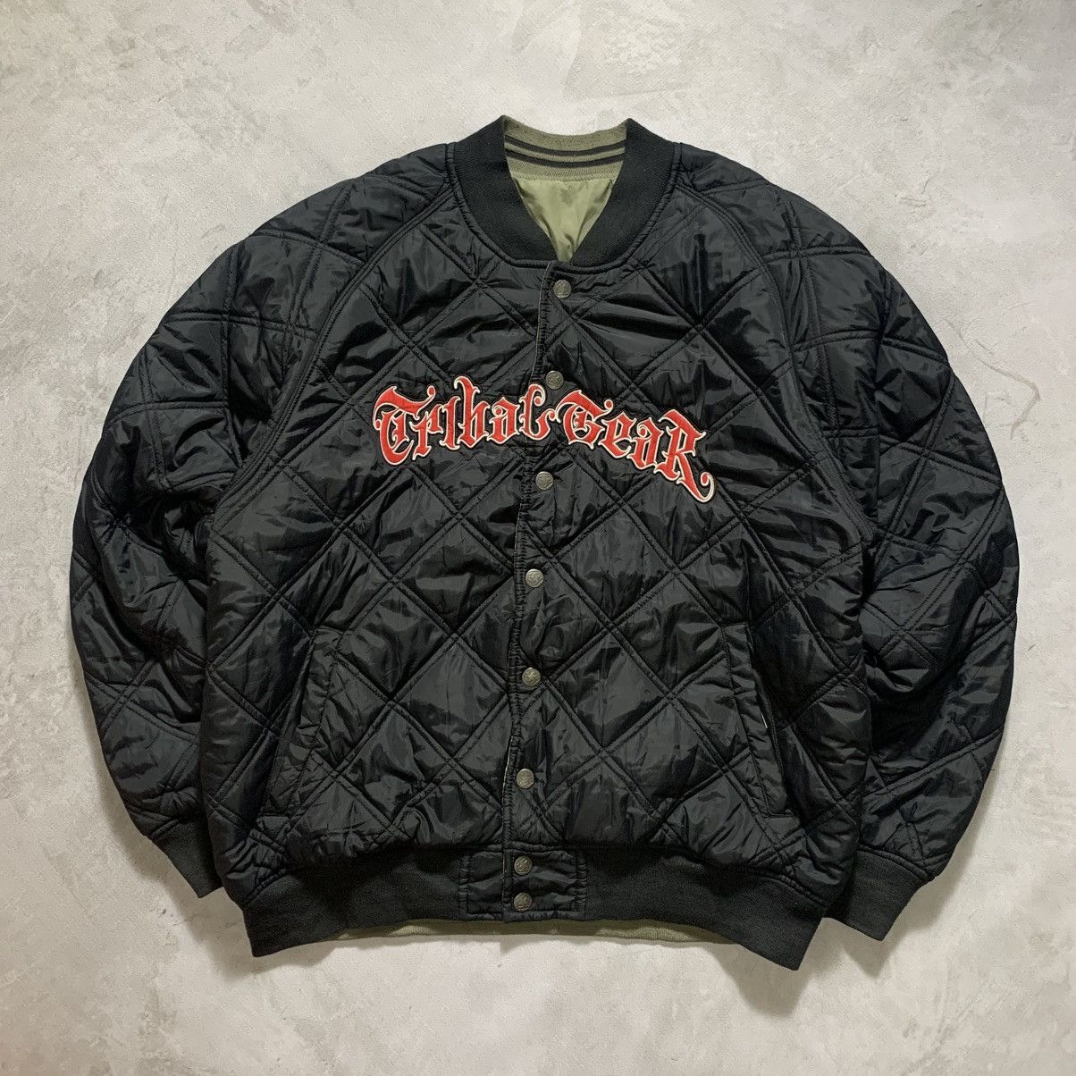 Tribal Streetwear Vintage Tribal Gear Reversible Bomber Jacket Size US L / EU 52-54 / 3 - 1 Thumbnail