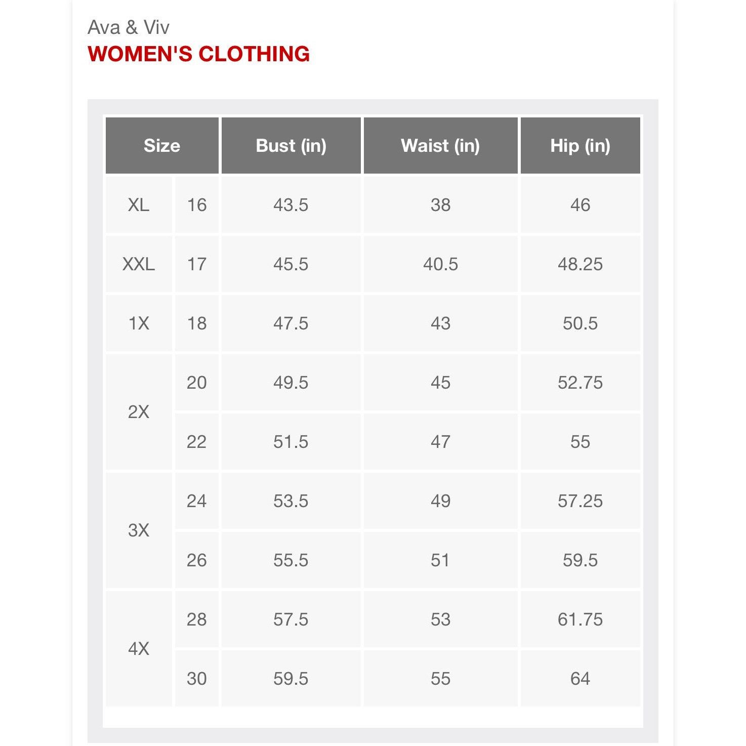 Other Ava & Viv - Women's Short Sleeve Relaxed Scoop Neck T-Shirt Size 3XL / US 20-22 - 14 Thumbnail