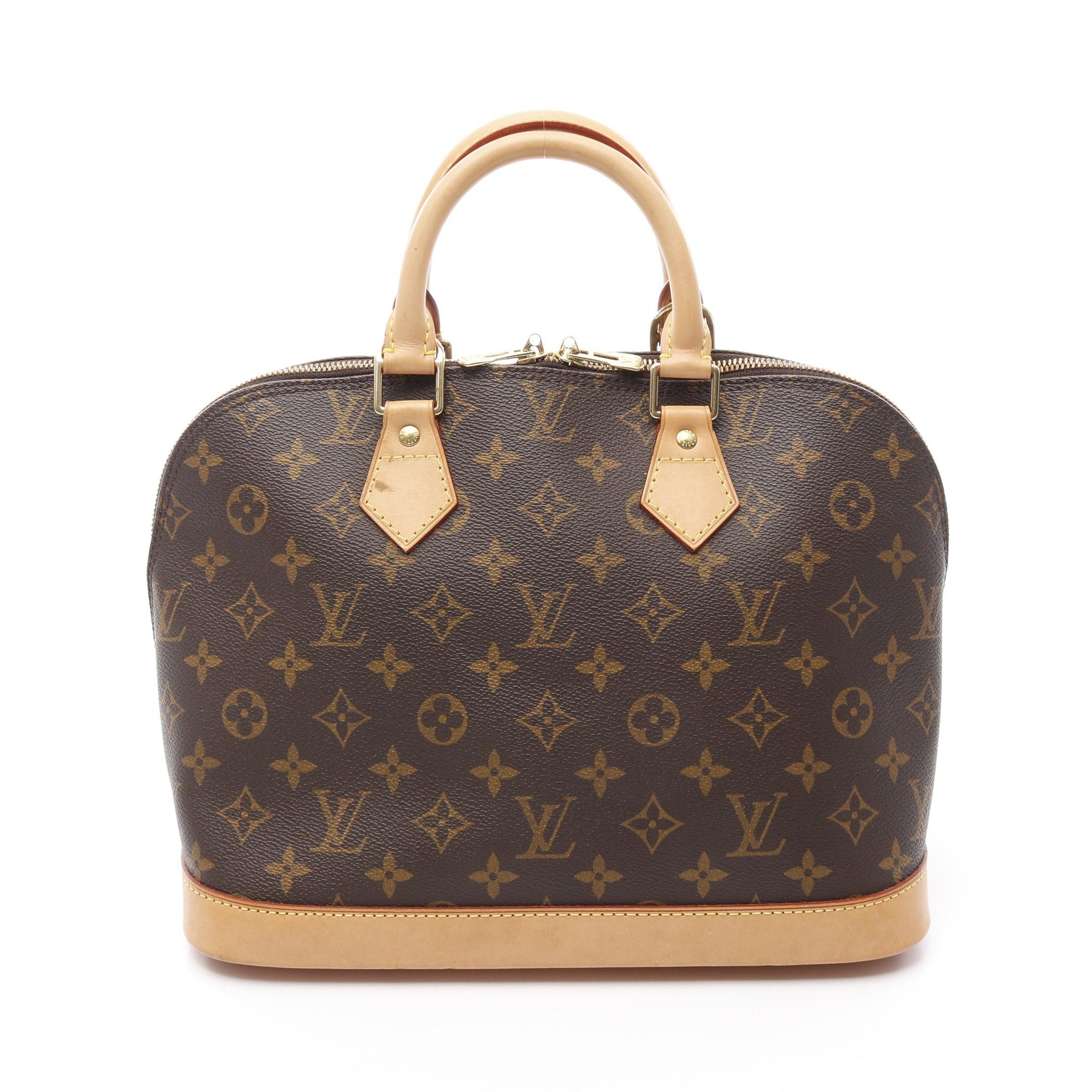 Louis Vuitton Louis Vuitton Alma Pm Monogram Handbag Leather Brown Size ONE SIZE - 1 Thumbnail