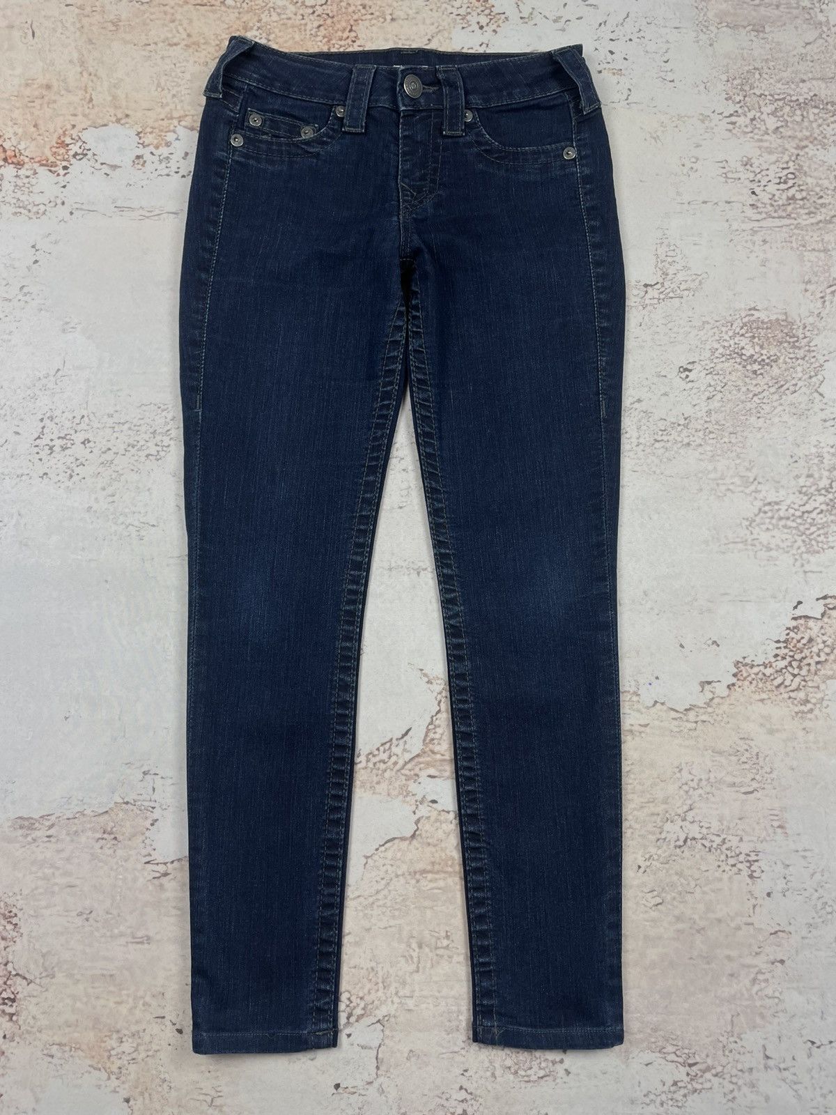 True Religion True Religion (Women’s) Section Malle Skinny W26 L27 Navy Size 26" / US 2 / IT 38 - 2 Thumbnail
