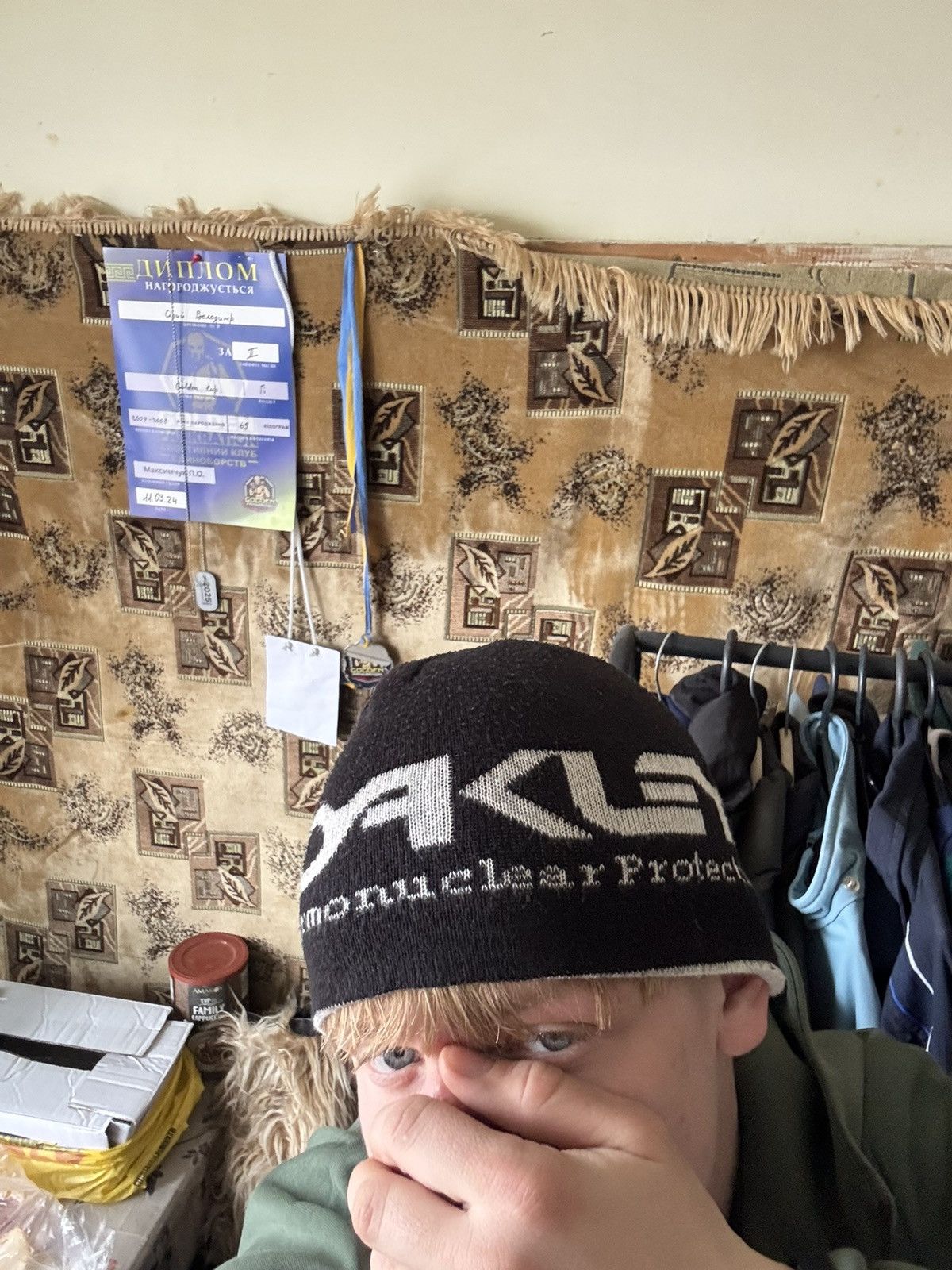 Oakley Vintage Oakley Big Logo Beanie Y2K Cyber Gorpcore REVERSIBLE Size ONE SIZE - 1 Thumbnail