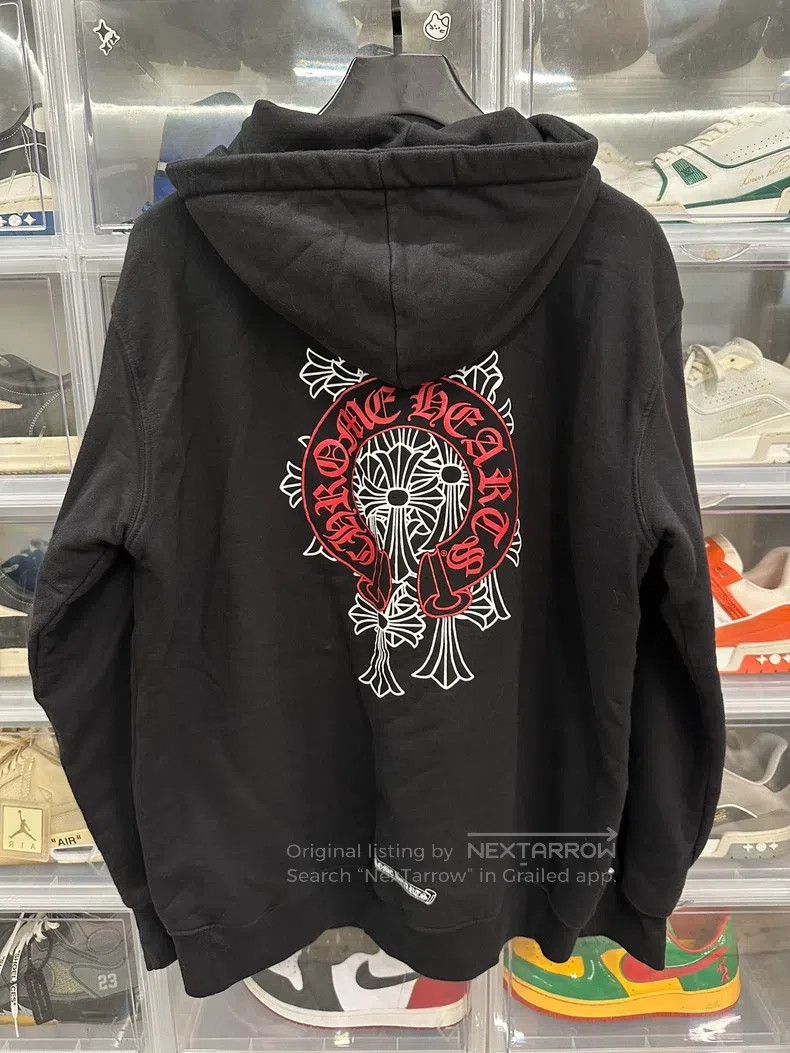 Chrome Hearts CHROME HEARTS Size XL Red horseshoe phantom cross zipper ho Size US XL / EU 56 / 4 - 3 Thumbnail