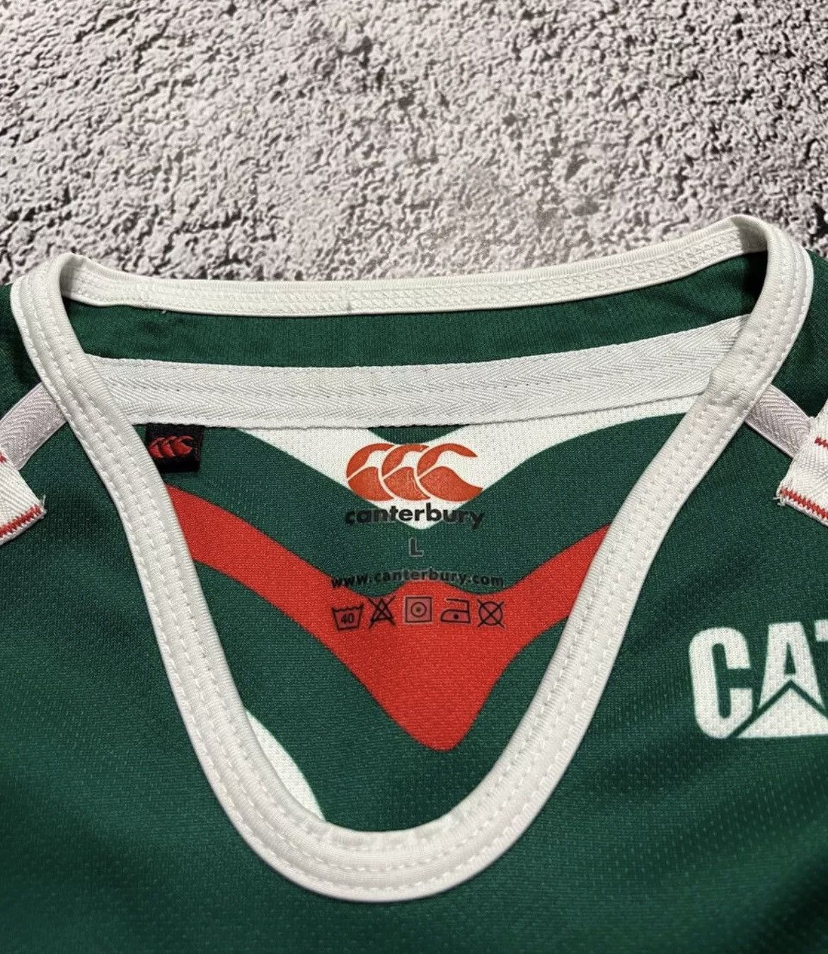 Canterbury of New Zealand Official Canterbury CAT Caterpillar Leicester Tigers Rugby Size US L / EU 52-54 / 3 - 8 Thumbnail