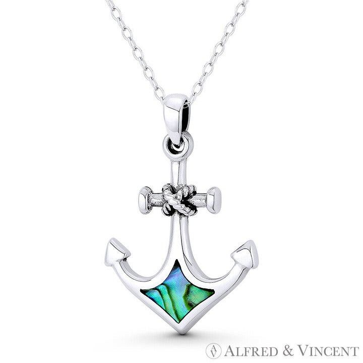 Other Ship's Anchor Luck Charm Black Mother-of-Pearl Pendant Size ONE SIZE - 1 Preview