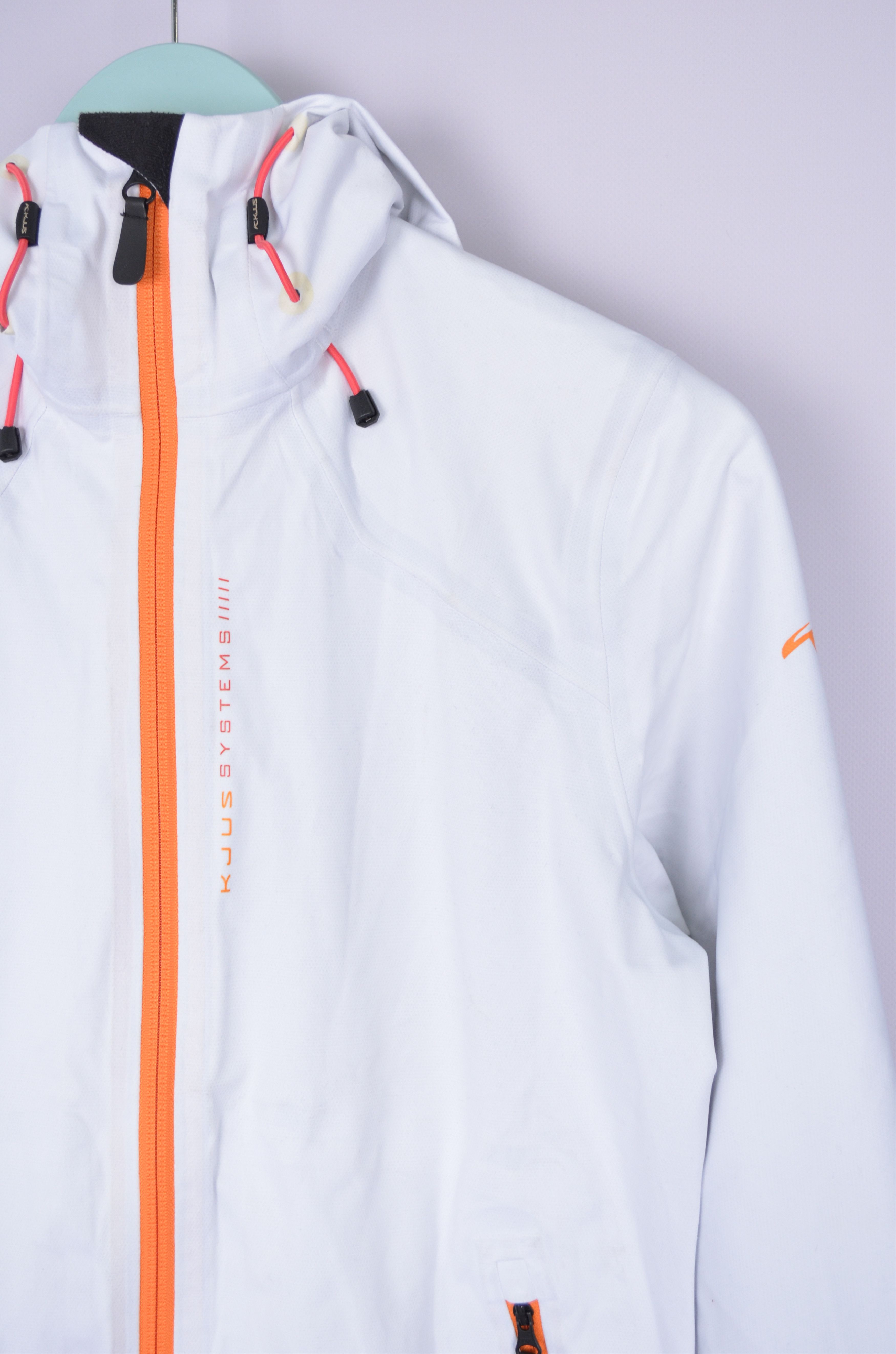 KJUS Womens Kjus Systems White Windbreaker Jacket Size S Hooded Size S / US 4 / IT 40 - 3 Thumbnail