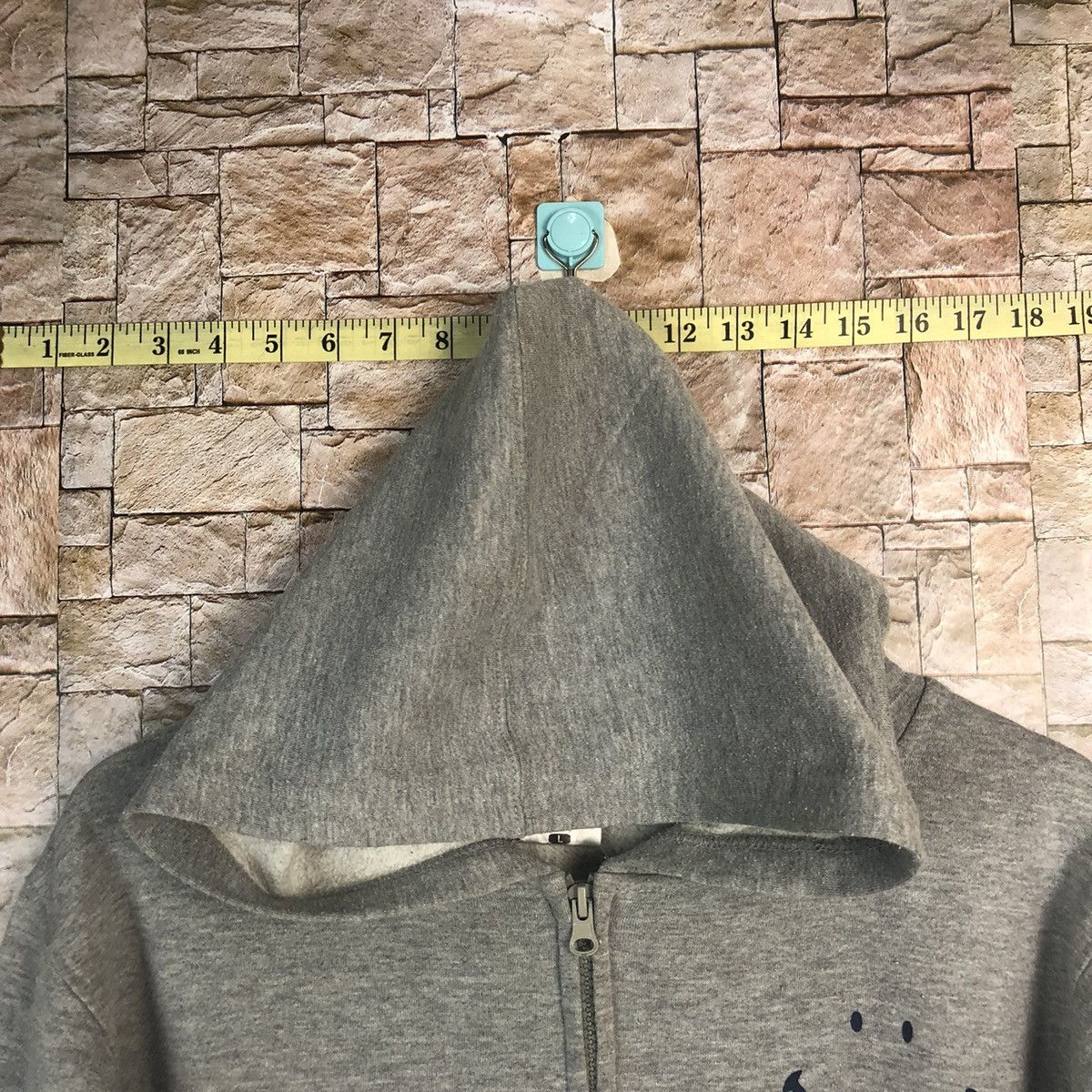Japanese Brand Harvey Ball Smiley Face like kapital Grey Hoodie sweater#A67 Size US M / EU 48-50 / 2 - 7 Thumbnail