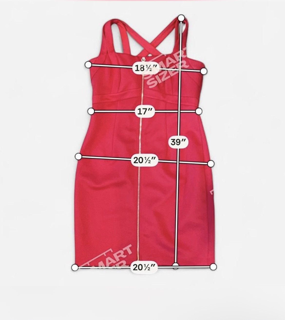Calvin Klein Calvin Klein Red Bodycon Dress Size XXL / US 16-18 / IT 52-54 - 6 Thumbnail