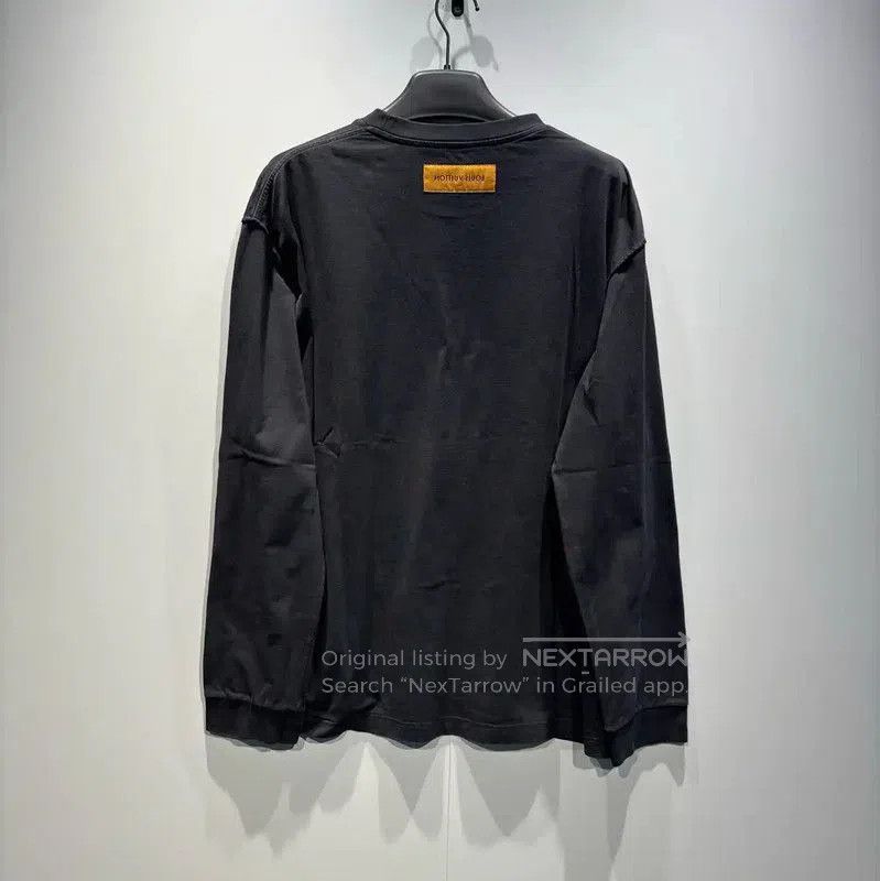 Louis Vuitton Louis Vuitton XXL Black Polyester Long Sleeve Sweatshirt . Size US XXL / EU 58 / 5 - 2 Thumbnail