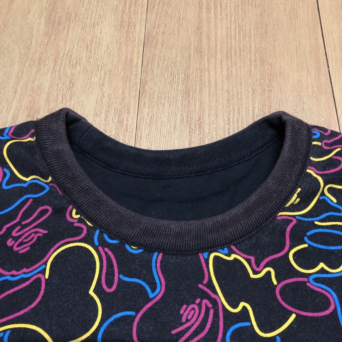 Bape BAPE Reversible Neon camo A Bathing Ape General Tee Size US M / EU 48-50 / 2 - 4 Thumbnail