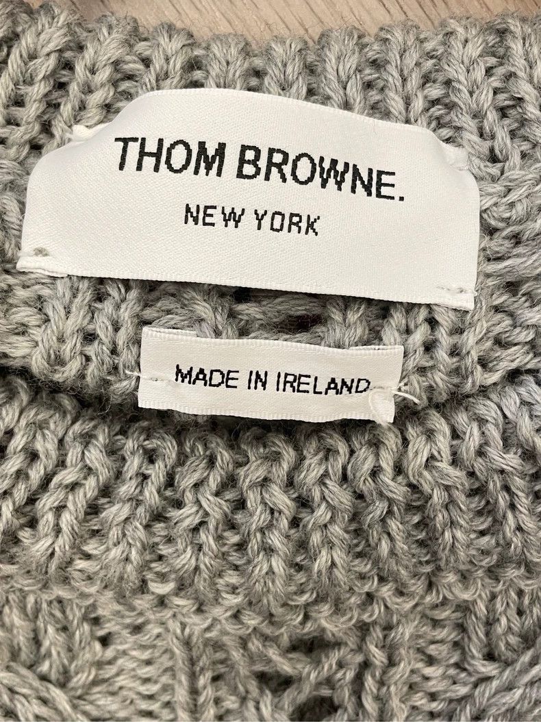 Thom Browne Thom Browne size2 Round collar wool sweater Size US M / EU 48-50 / 2 - 6 Thumbnail