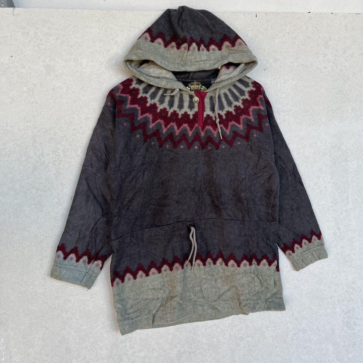 Other Vintage English Country Sunbuster Patterned Hoodie Size M Size M / US 6-8 / IT 42-44 - 3 Thumbnail