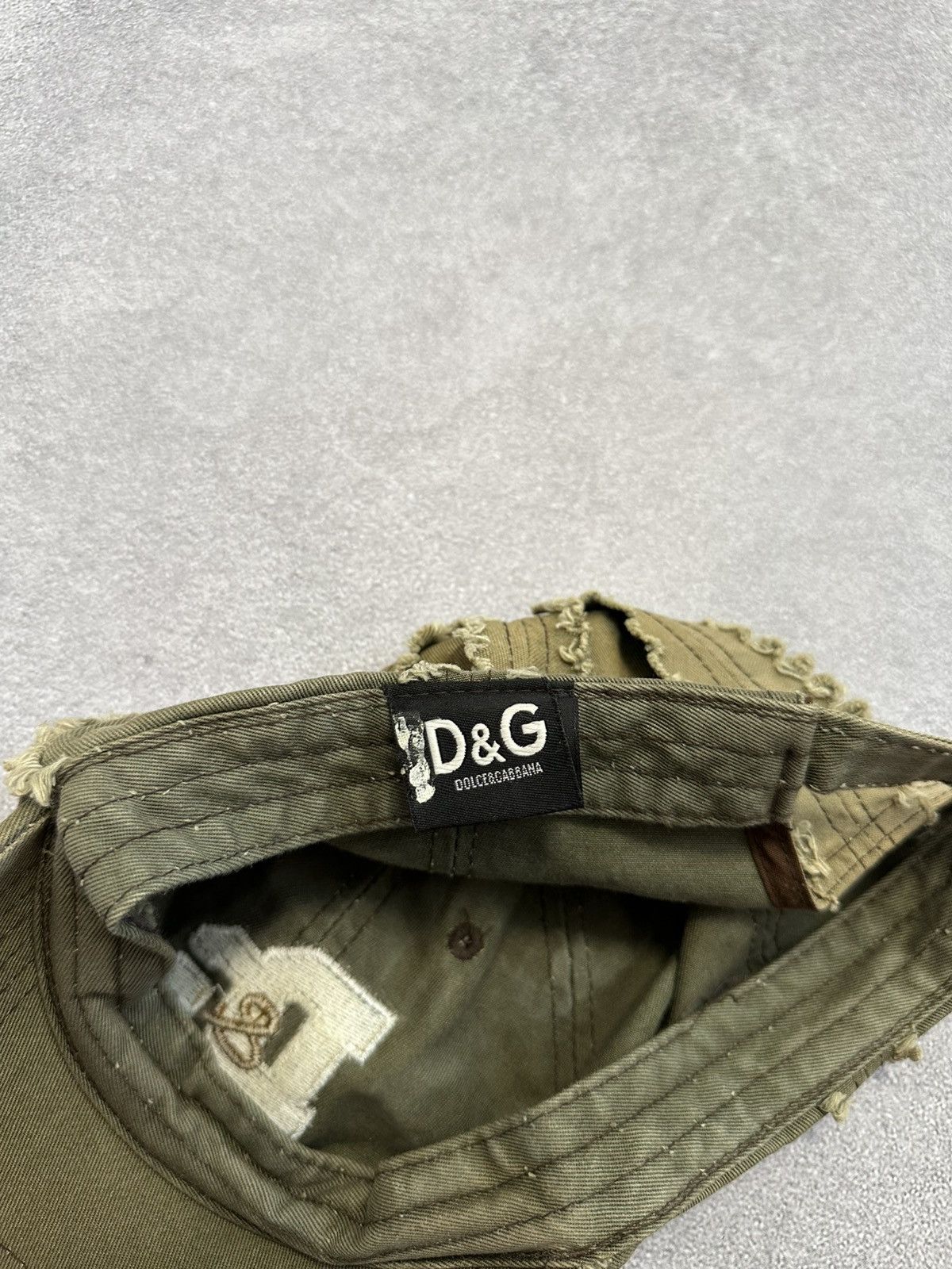 Dolce & Gabbana Dolce & Gabbana Distressed Y2K Vintage Cap Hat D&G Size ONE SIZE - 5 Thumbnail