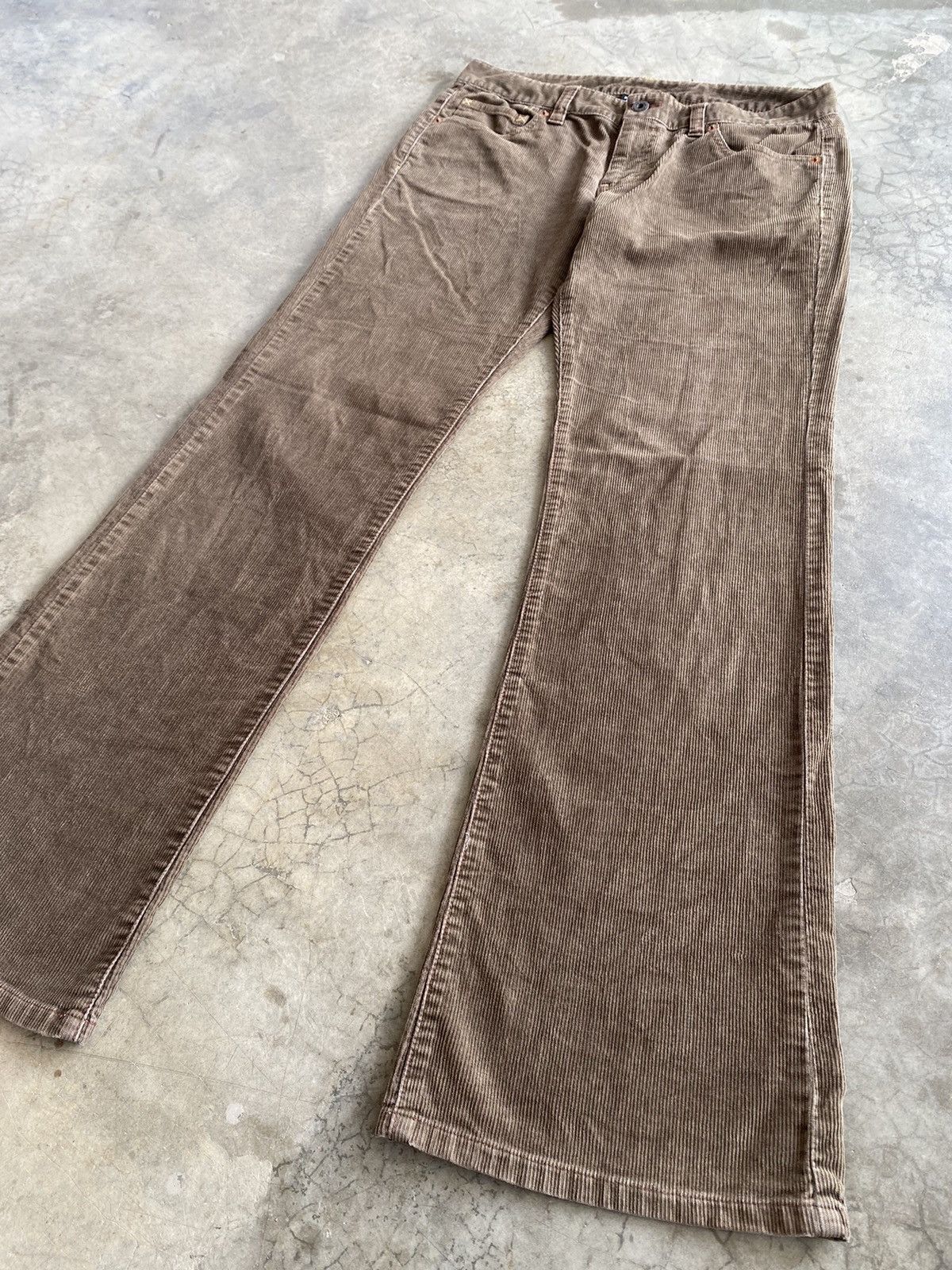 If Six Was Nine Flare Jeans Polo Ralph Lauren Velvet Corduroy 231 Size 30" / US 8 / IT 44 - 2 Thumbnail
