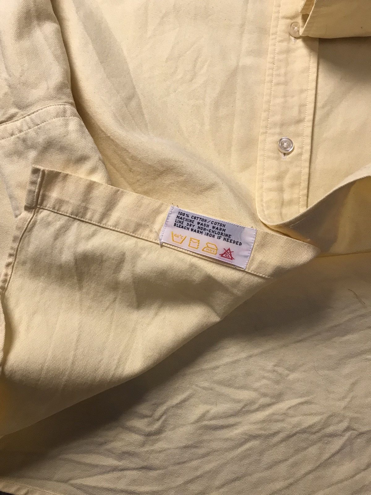 Vintage × Yves Saint Laurent Vintage Yves Saint Laurent 80s button up shirt Size US L / EU 52-54 / 3 - 9 Thumbnail