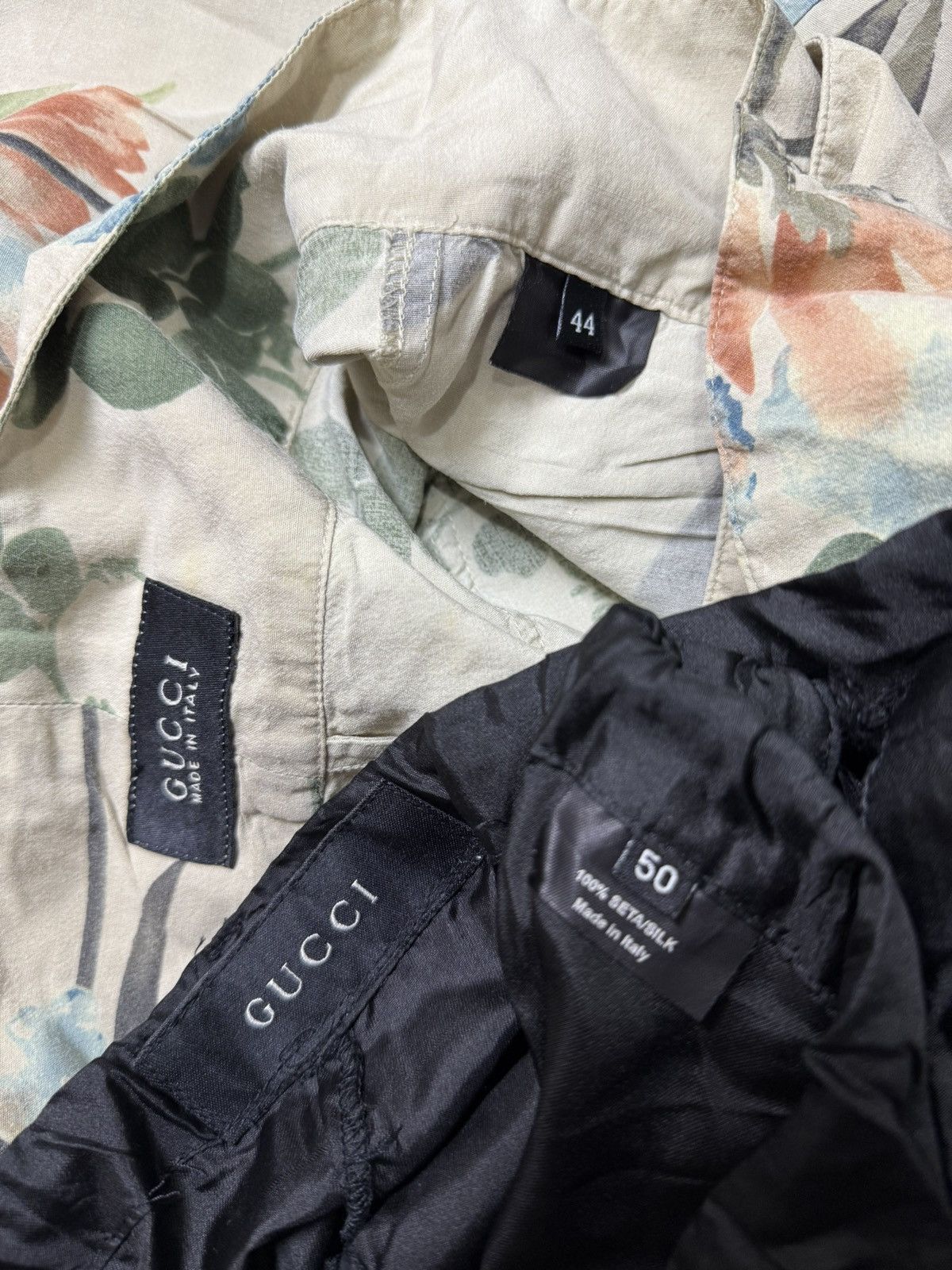 Gucci Runway Gucci Tomford SS2003 floral pants Size US 34 / EU 50 - 13 Thumbnail