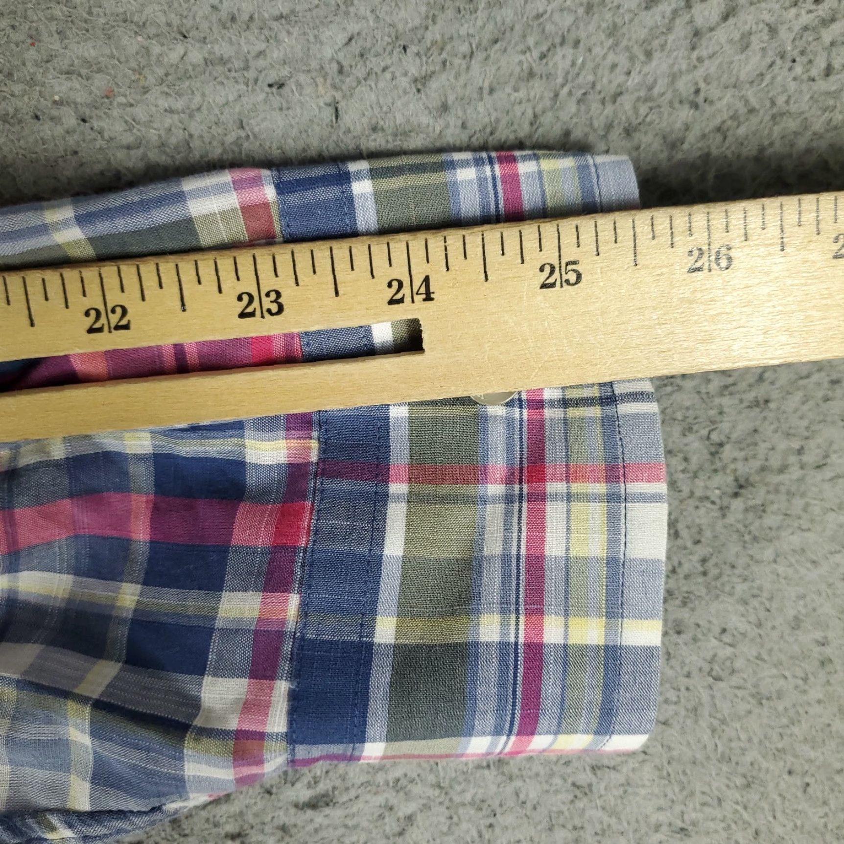 Vineyard Vines Vineyard Vines Shirt Mens Large Blue Pink Plaid Button Up Long Sleeve Size US L / EU 52-54 / 3 - 6 Thumbnail