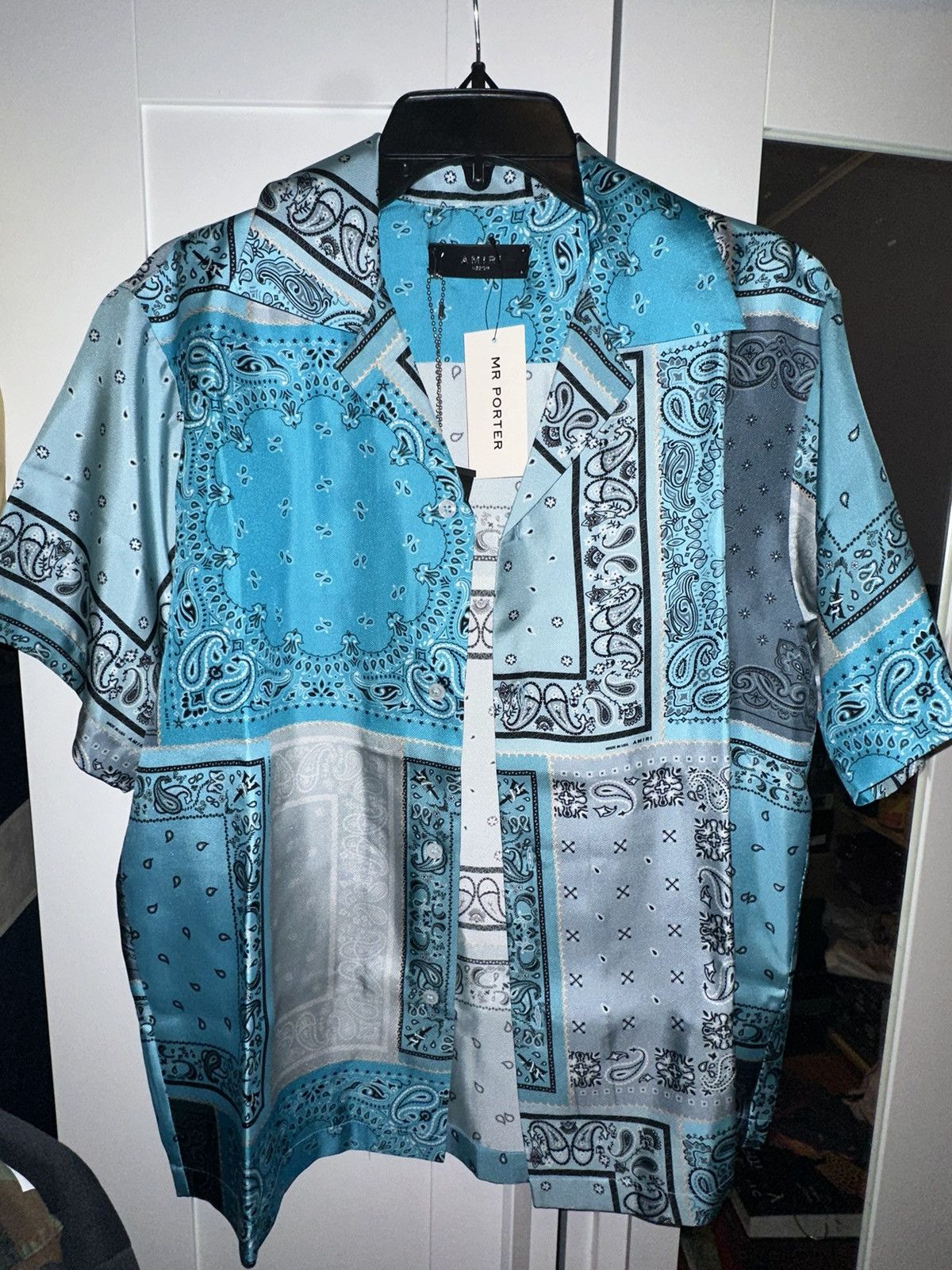 Amiri Amiri silk bandana button shirt MEDiUM NEW Size US M / EU 48-50 / 2 - 1 Thumbnail