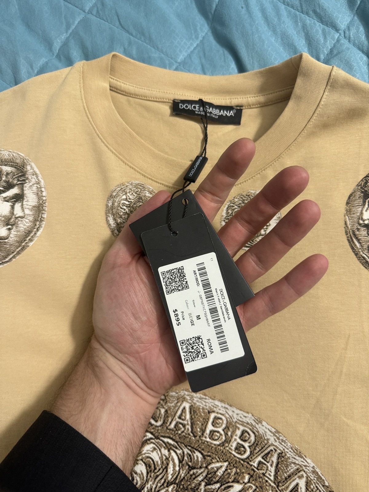 Dolce & Gabbana Dolce Gabanna Coin T Shirt Size US M / EU 48-50 / 2 - 2 Thumbnail