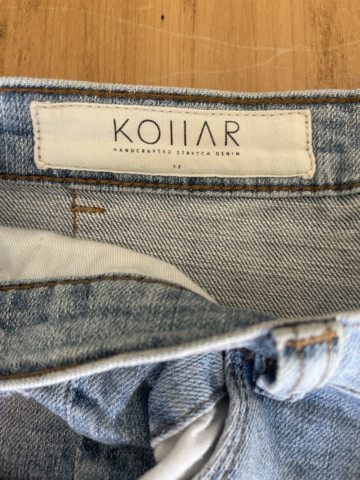 Kollar Clothing Light Blue skinny denim with distressing Size US 32 / EU 48 - 3 Thumbnail