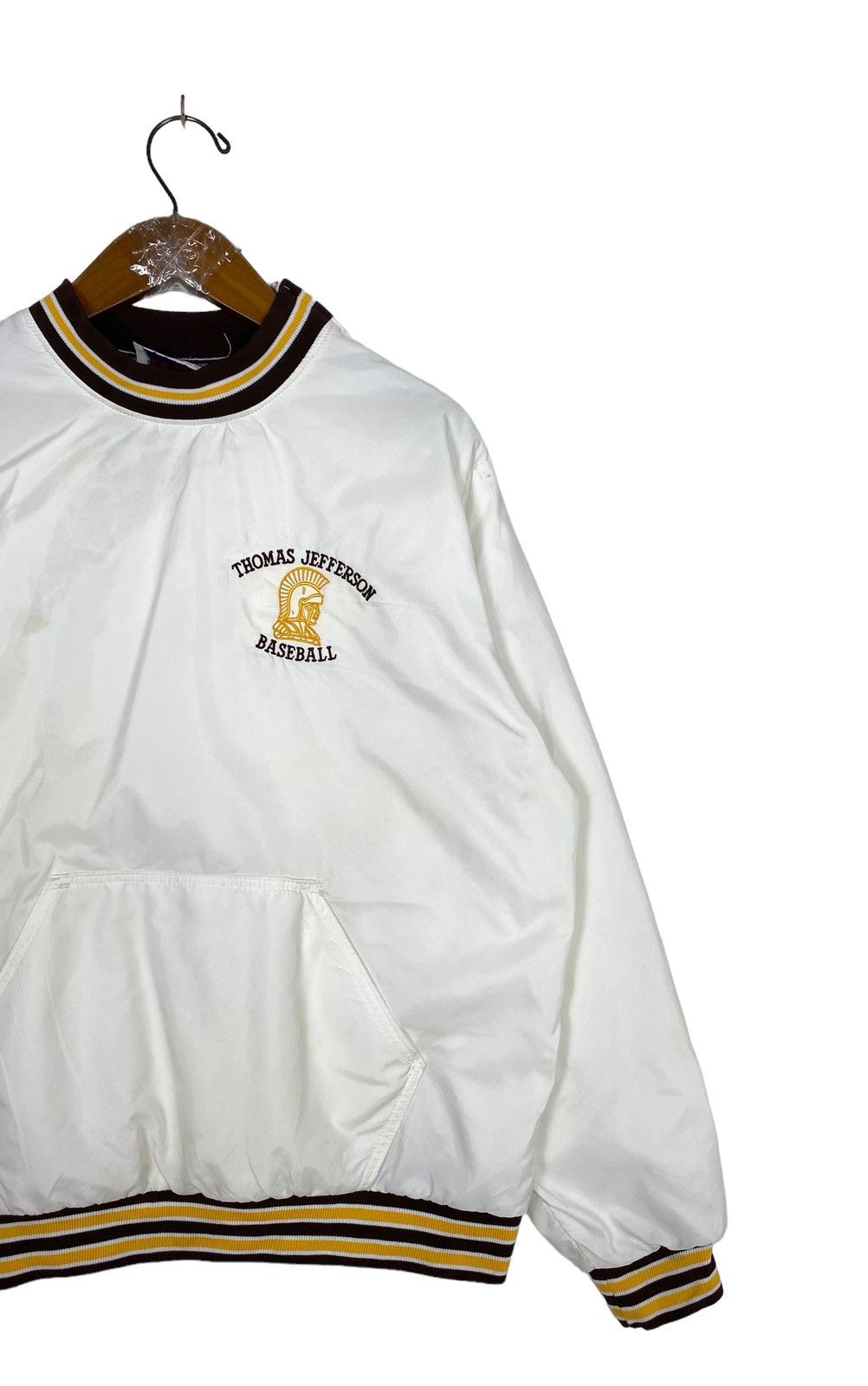 Vintage Rare ‼️ Vintage Thomas Jefferson Baseball Jacket Made in Usa Size US M / EU 48-50 / 2 - 3 Thumbnail