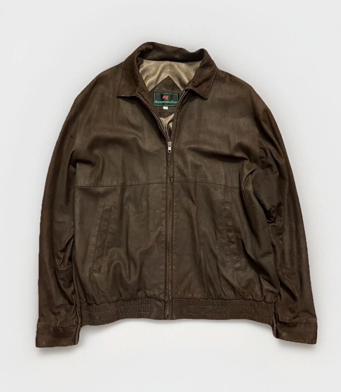 Abercrombie & Fitch 80s Abercrombie And Fitch Soft Leather Zip Jacket Sz 44 Size US S / EU 44-46 / 1 - 1 Thumbnail