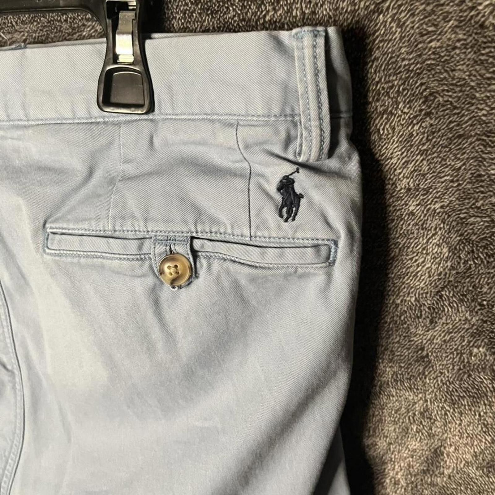 Polo Ralph Lauren Polo Ralph Lauren 34X30 blue pleated chinos straight fit Size US 34 / EU 50 - 3 Thumbnail