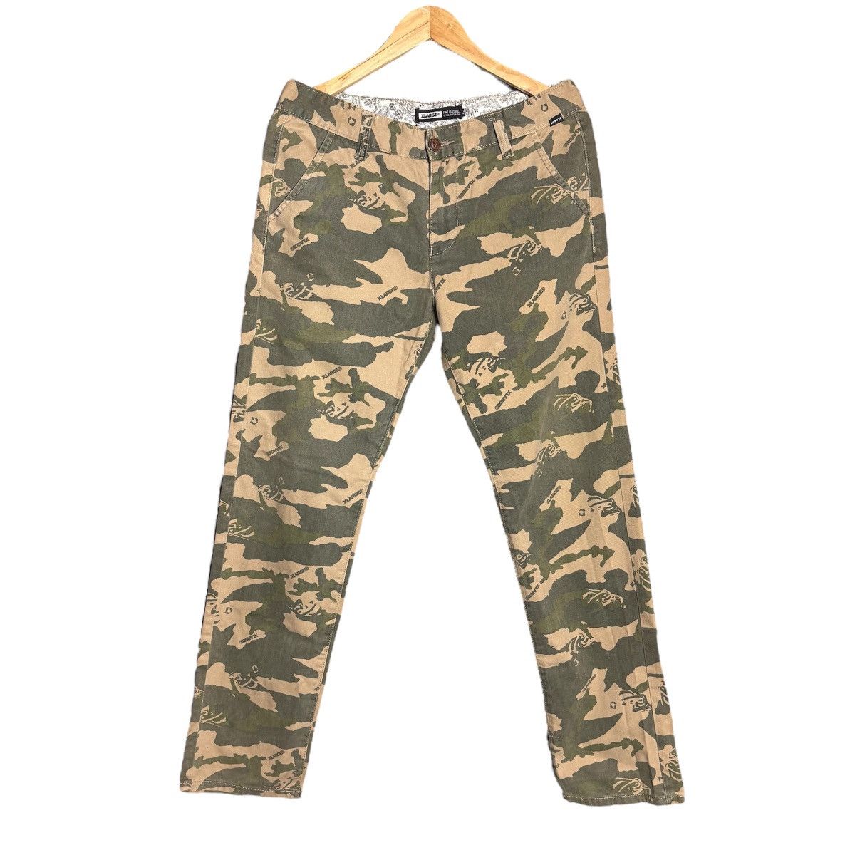 Vintage X Large Skateboard Camo Pants